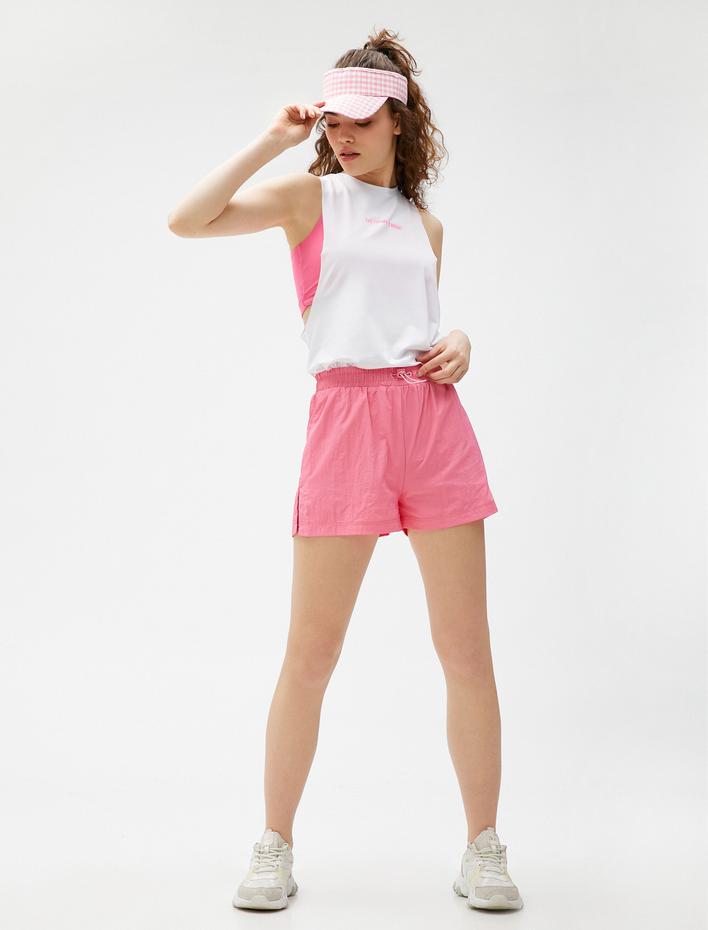  Kolsuz Tişört Relax Fit Baskılı