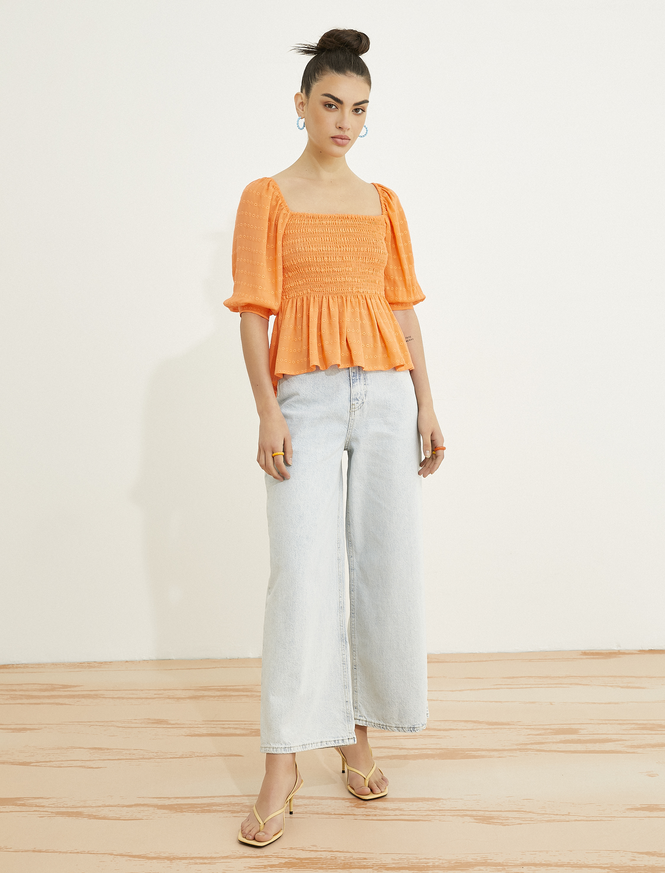   Culotte Fit Kot Pantolon - Sandra Jean