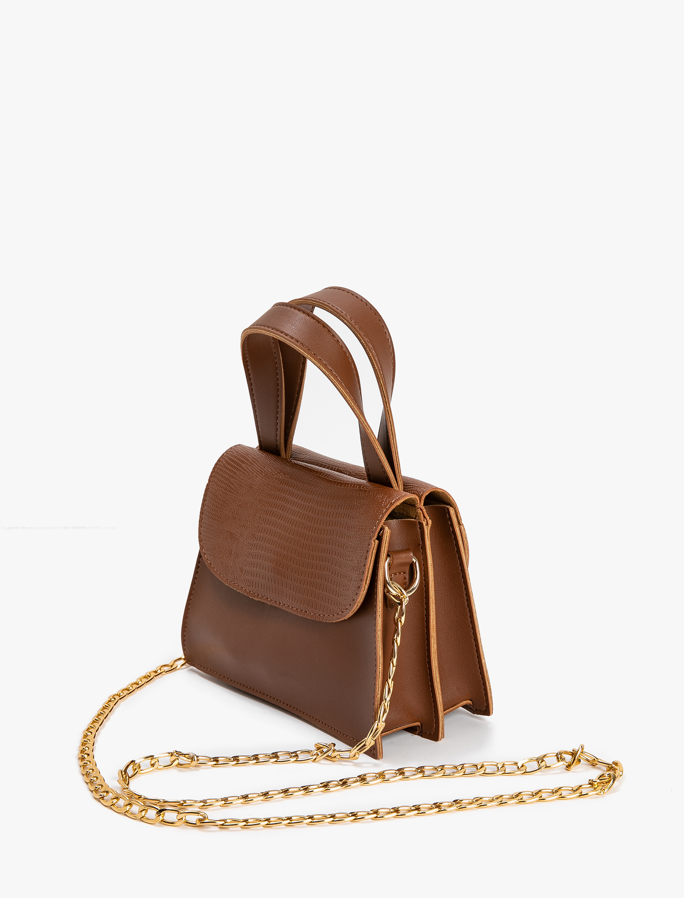  Kadın Çapraz Çanta Suni Deri Zincir Askılı