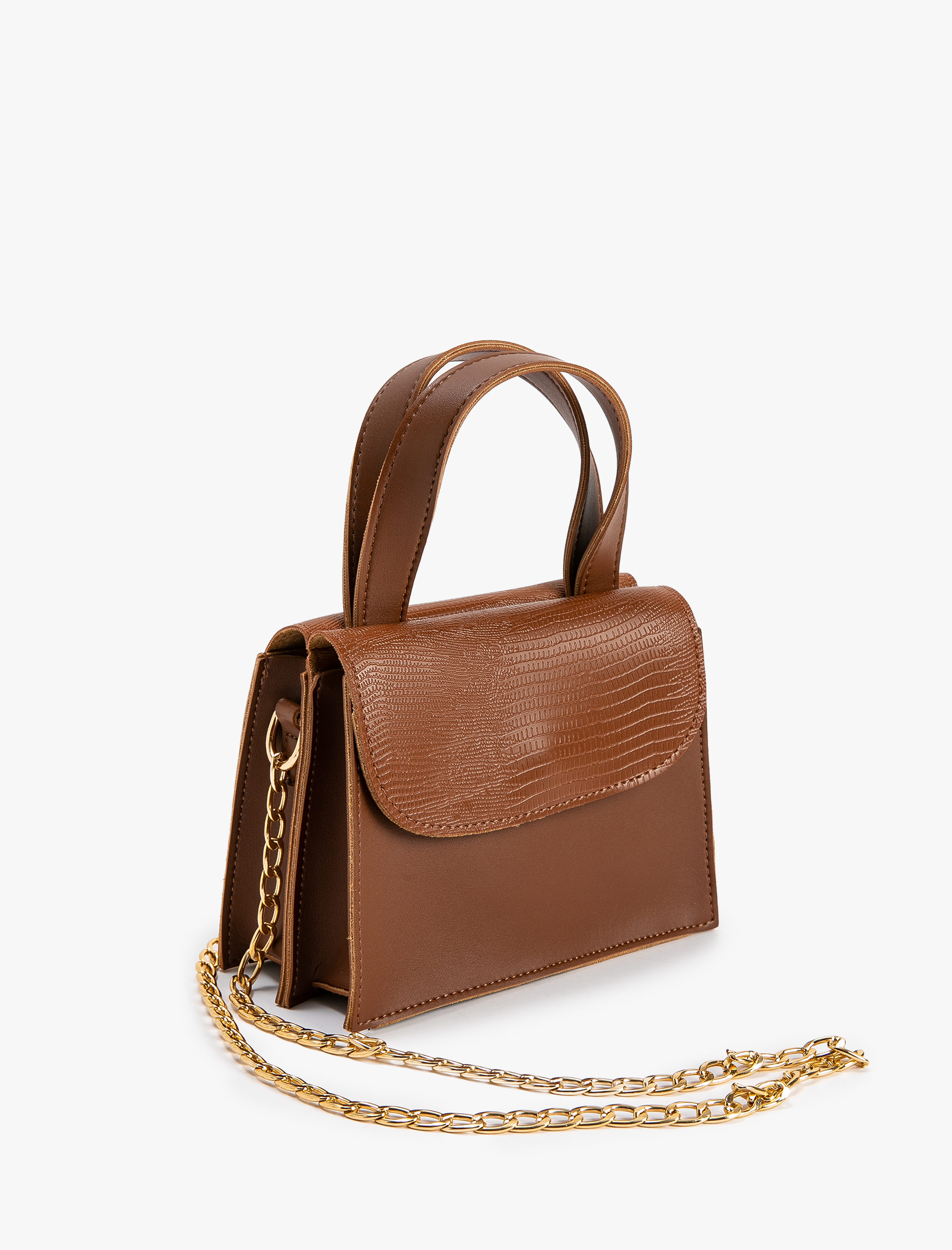  Kadın Çapraz Çanta Suni Deri Zincir Askılı