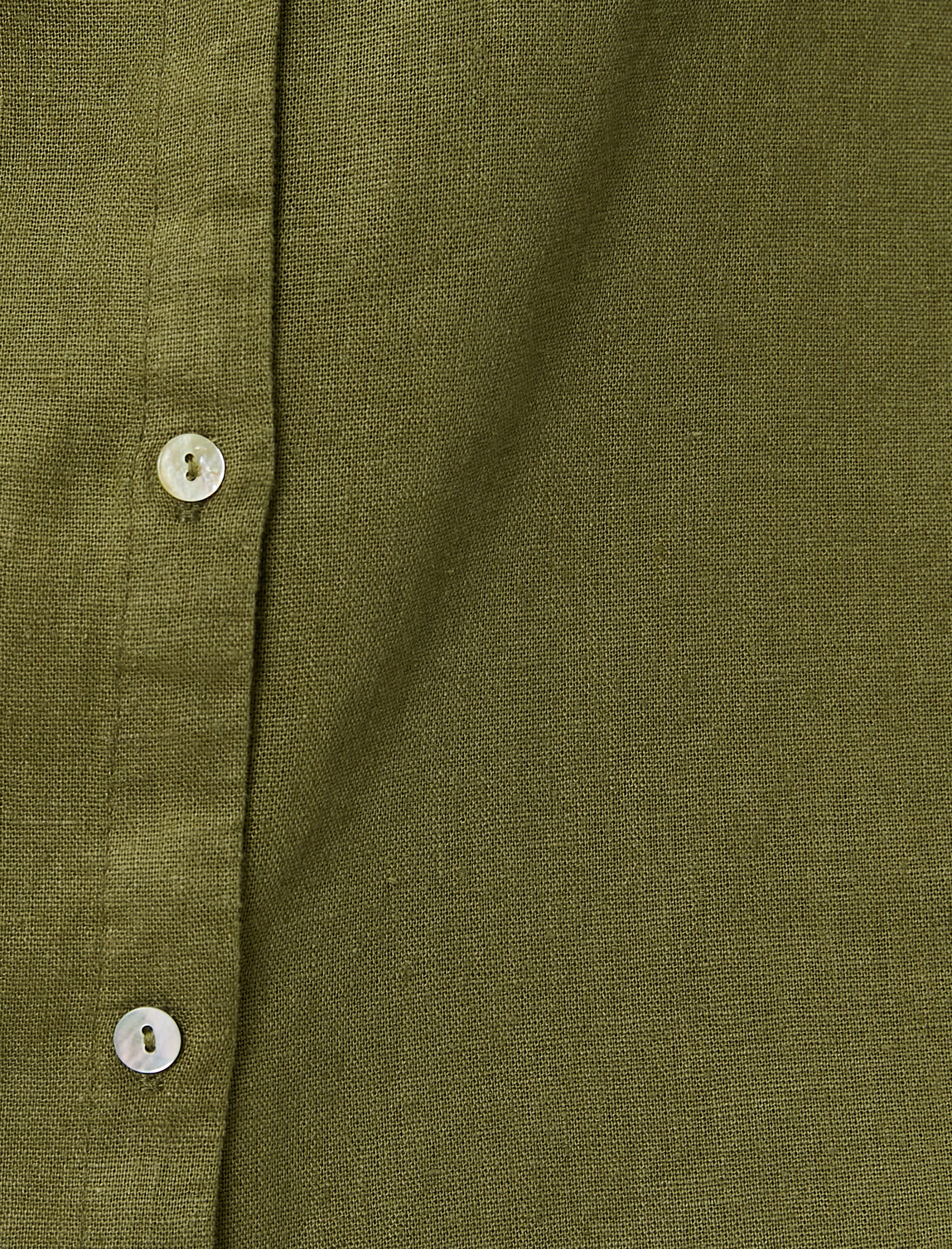   Hakim Yaka Gömlek Keten Karışımlı