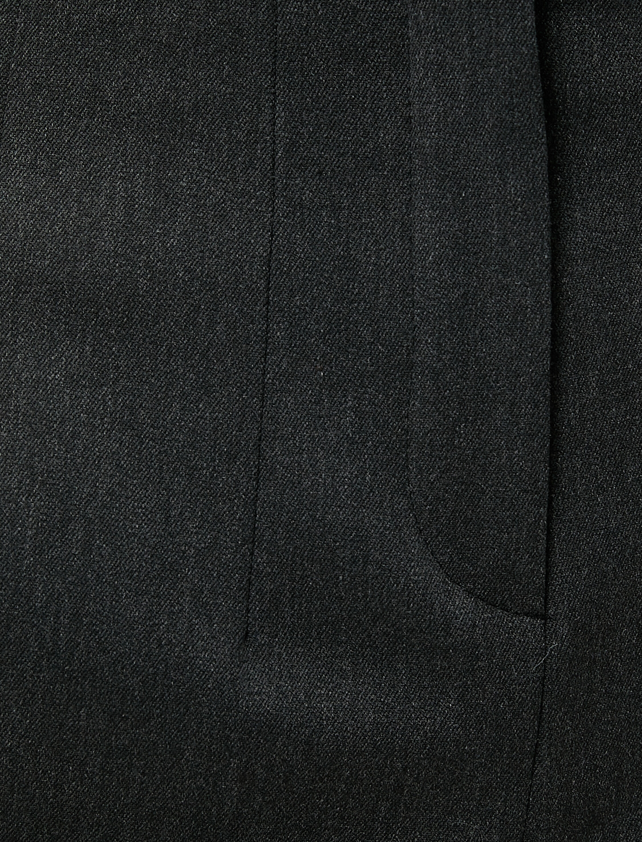   Yüksek Bel Kumaş Pantolon Dikiş Detaylı