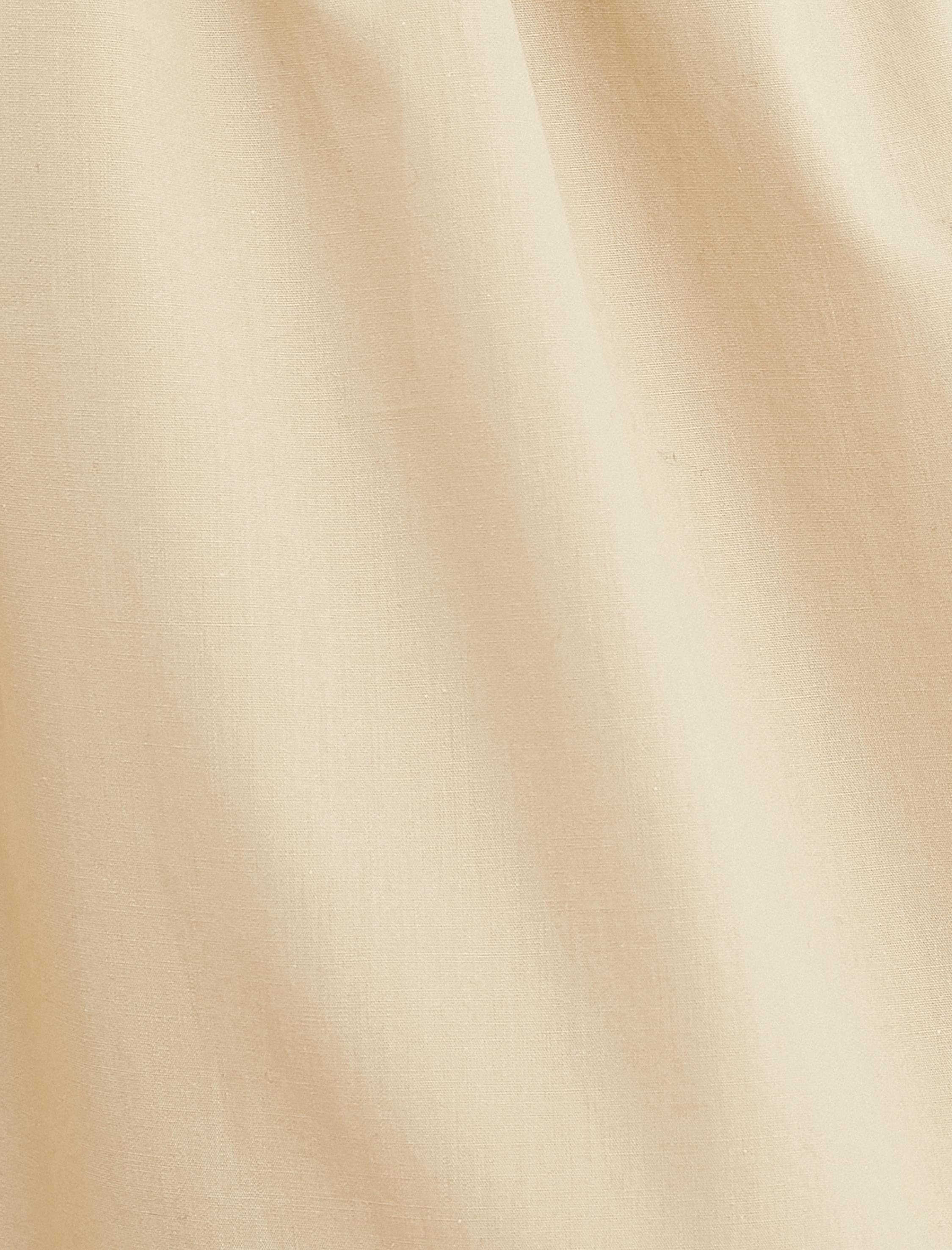   Uzun Poplin Elbise Balon Kollu Drapeli V Yaka Pamuklu