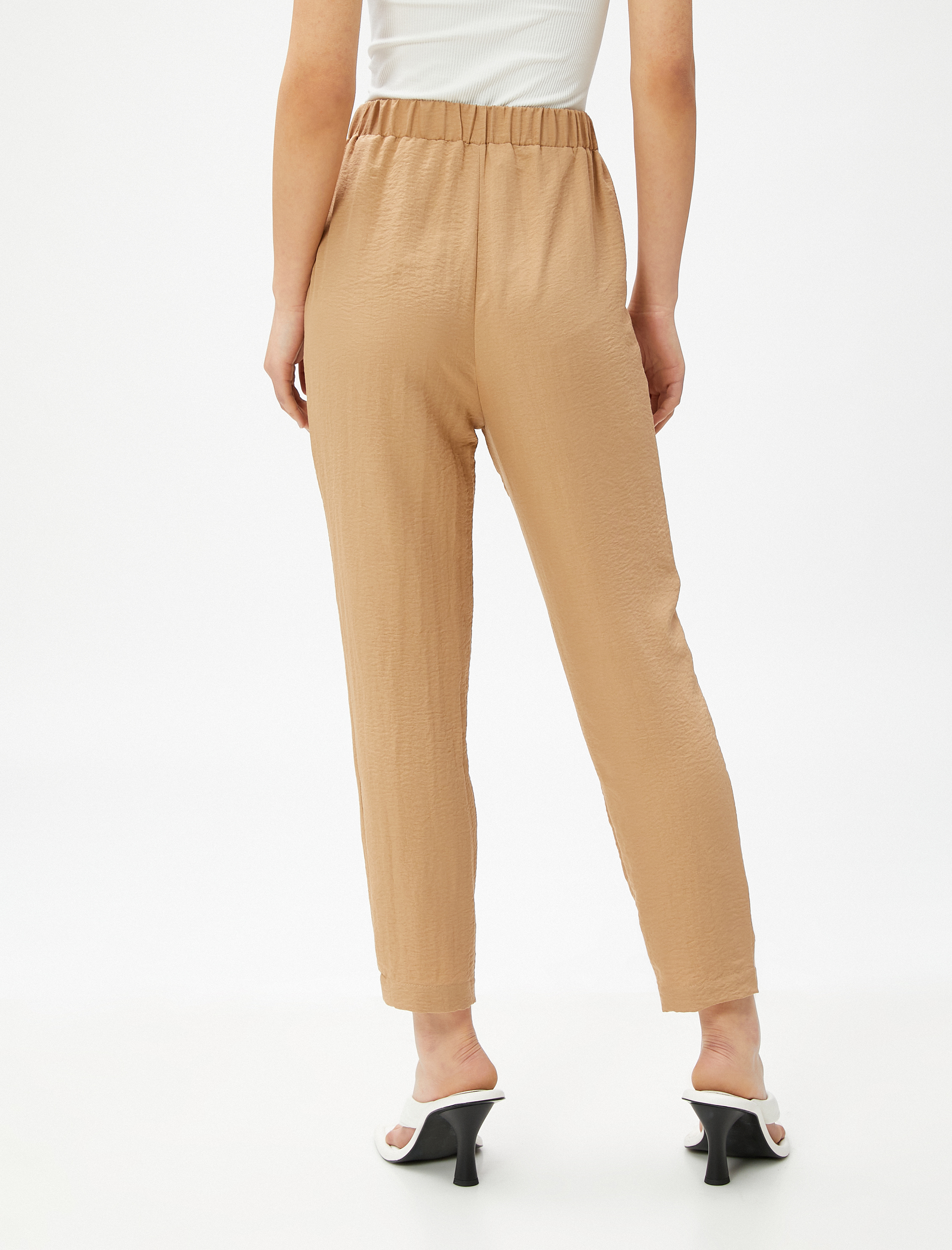   Cepli Rahat Pantolon Beli Bağlamalı