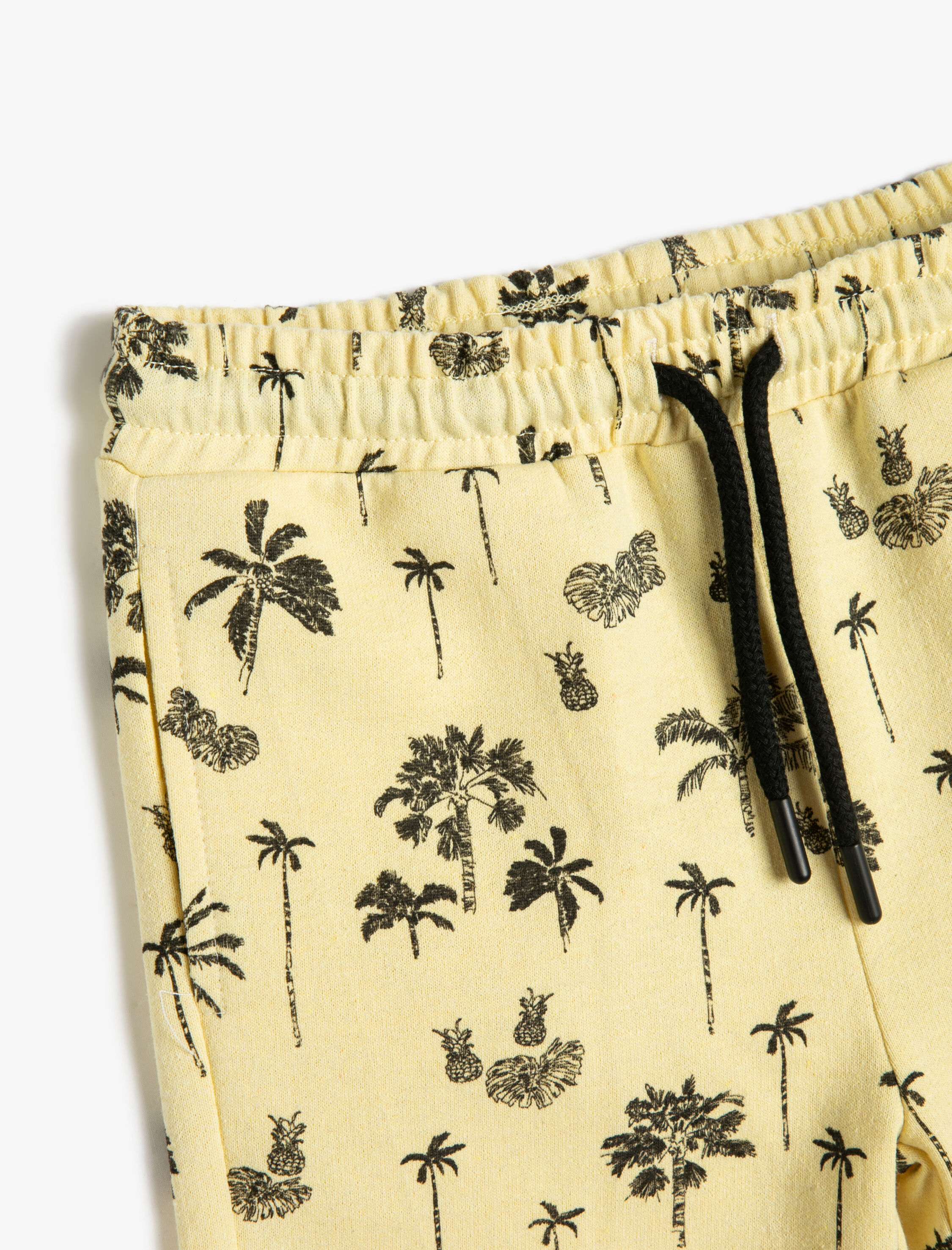  Erkek Çocuk Şort Baskılı Cepli Beli Bağlamalı Pamuklu