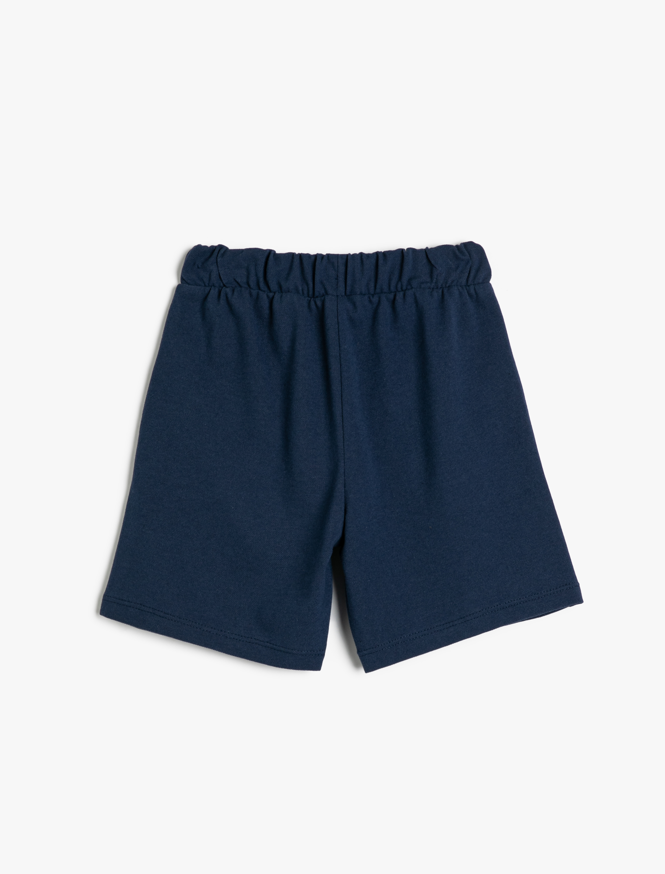  Erkek Çocuk Şort Beli Bağlamalı Baskılı Cepli