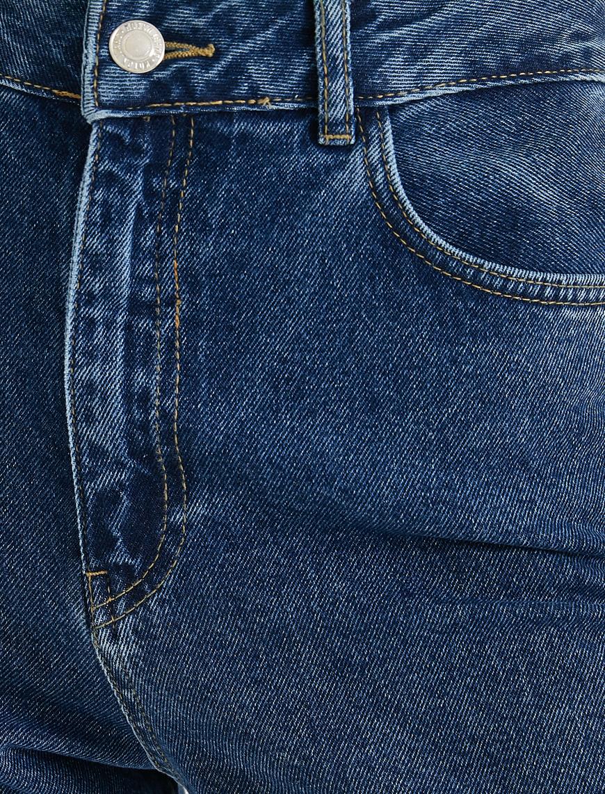   Bol Paçalı Yüksek Bel Kot Pantolon - Nora Jean