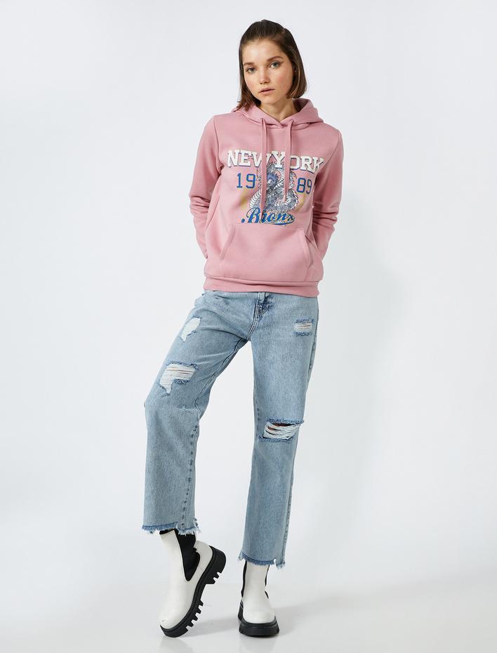  Yüksek Bel Kot Pantolon - Straight Jean