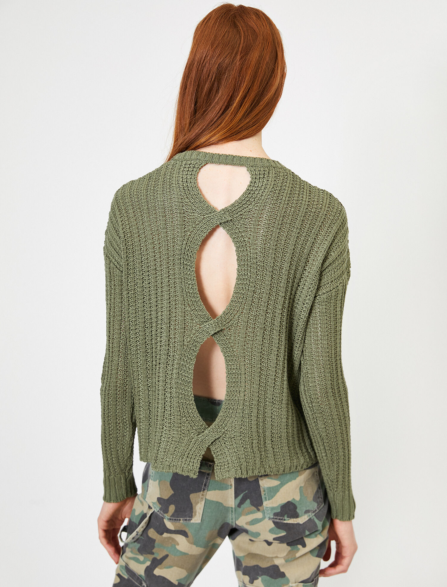   Örgülü Triko Kazak