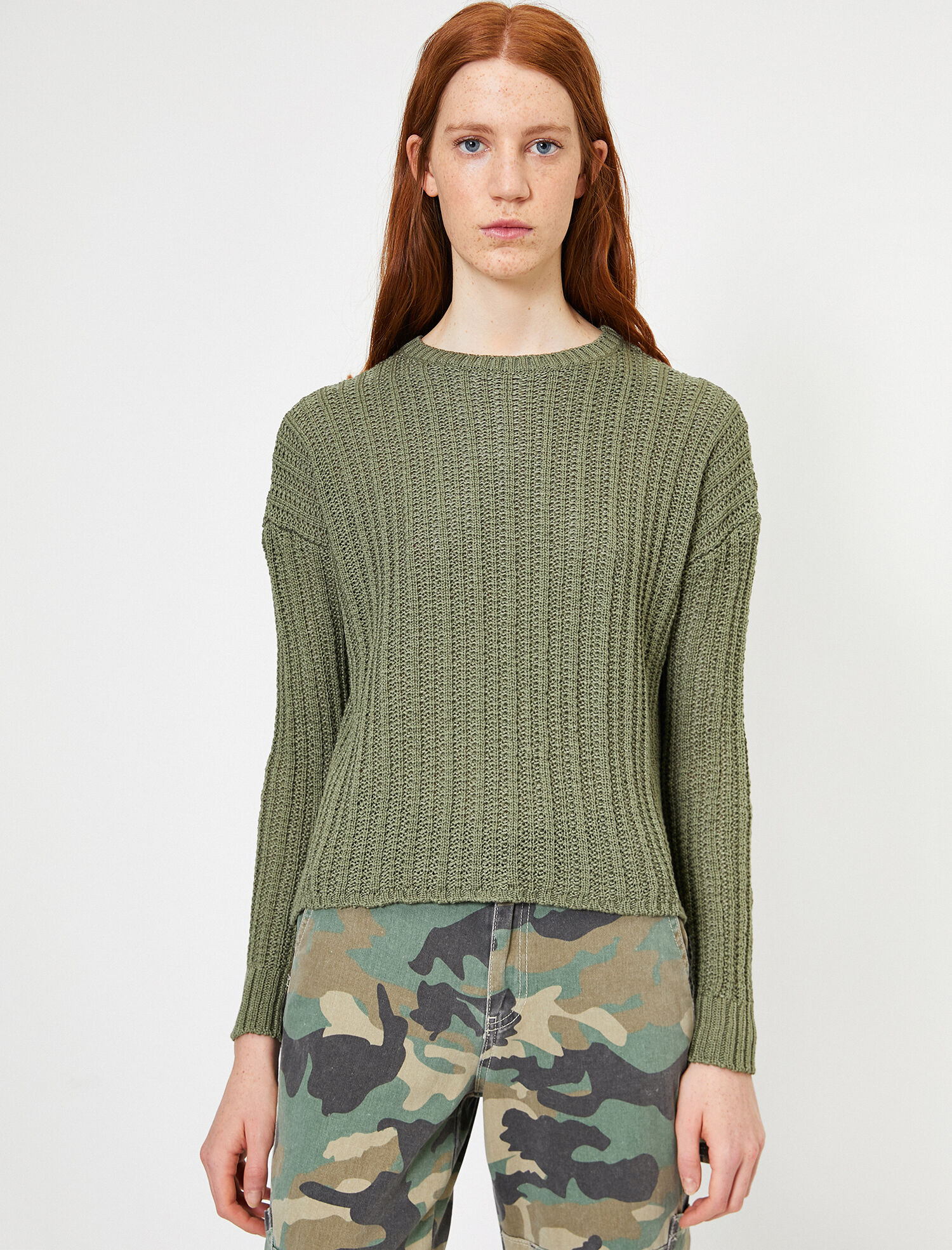   Örgülü Triko Kazak