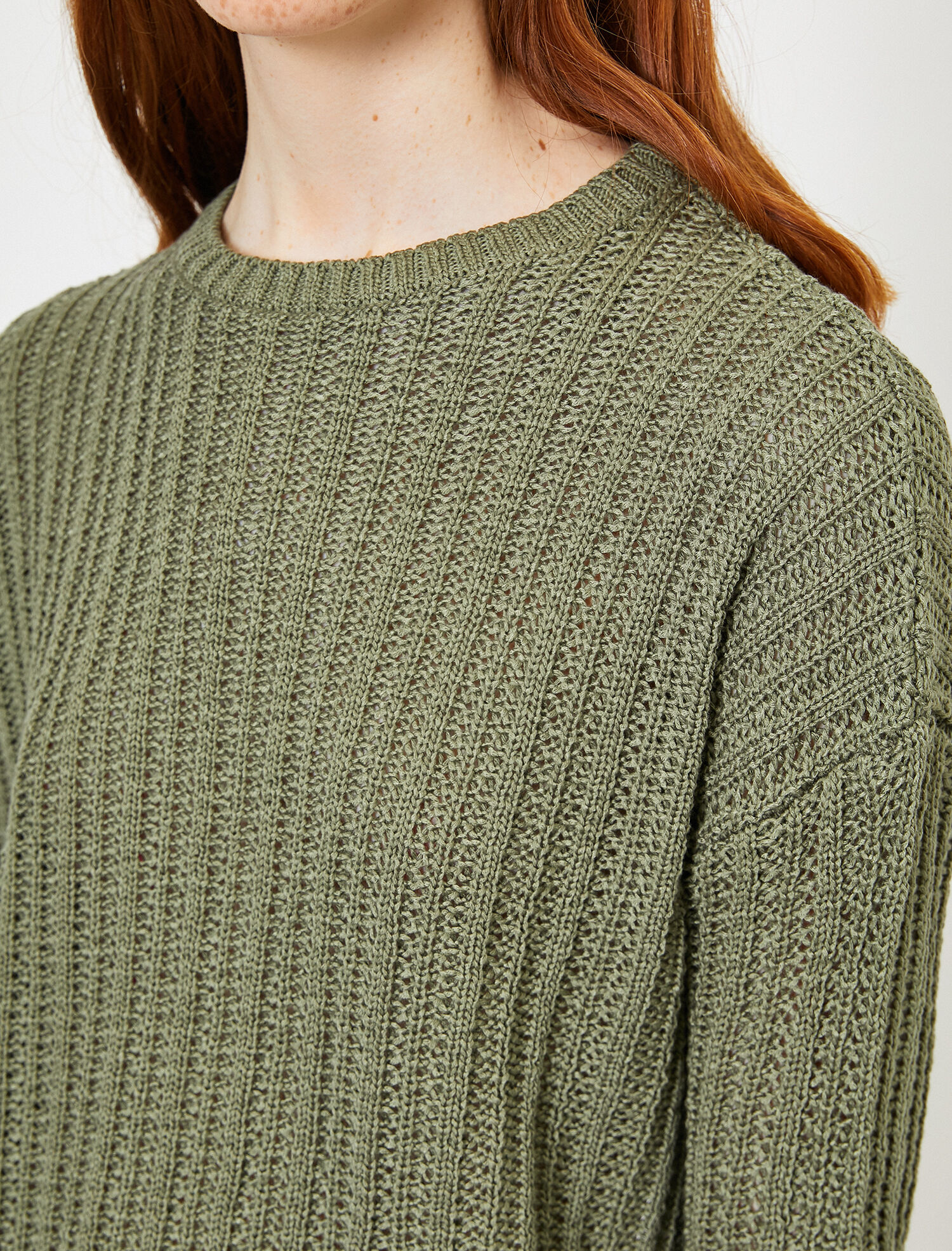   Örgülü Triko Kazak