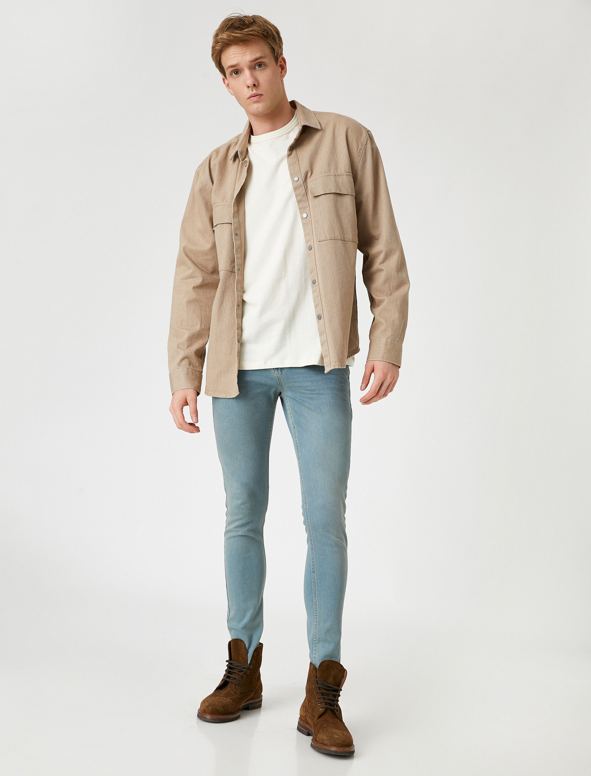   Super Skinny Fit Kot Pantolon - Justin Jean