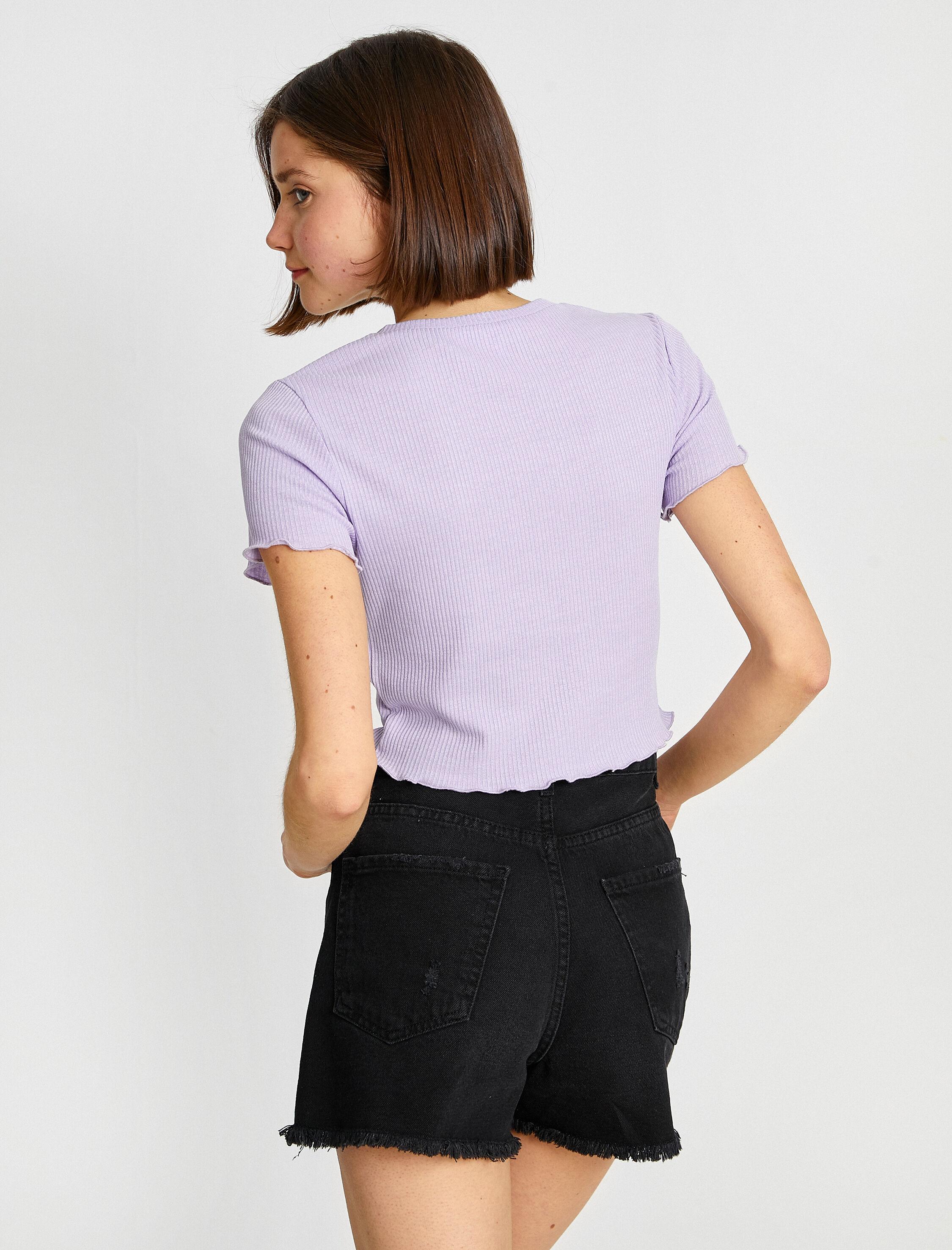   Kısa Kollu Baskılı Tişört