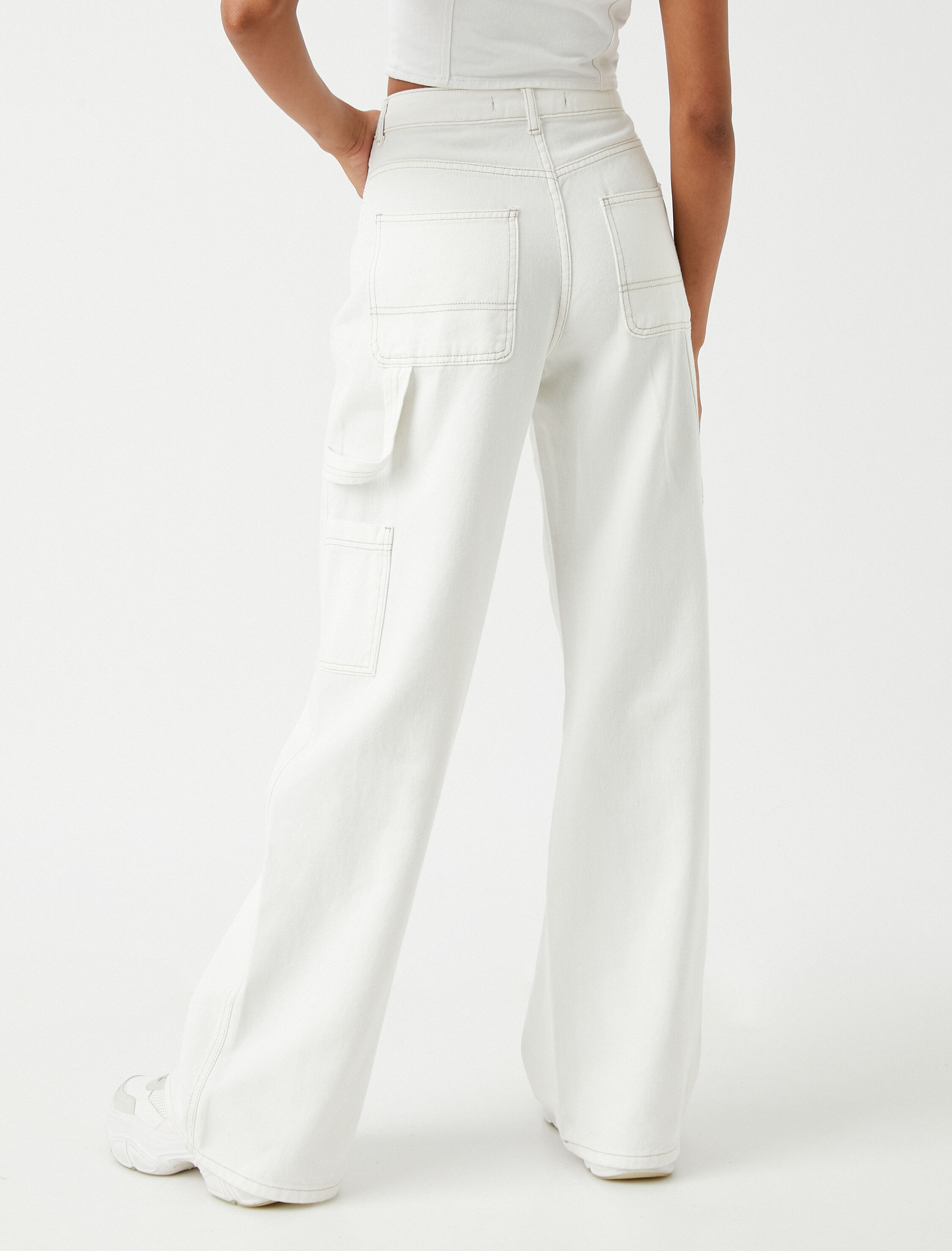   Wide Leg Kargo Pantolon