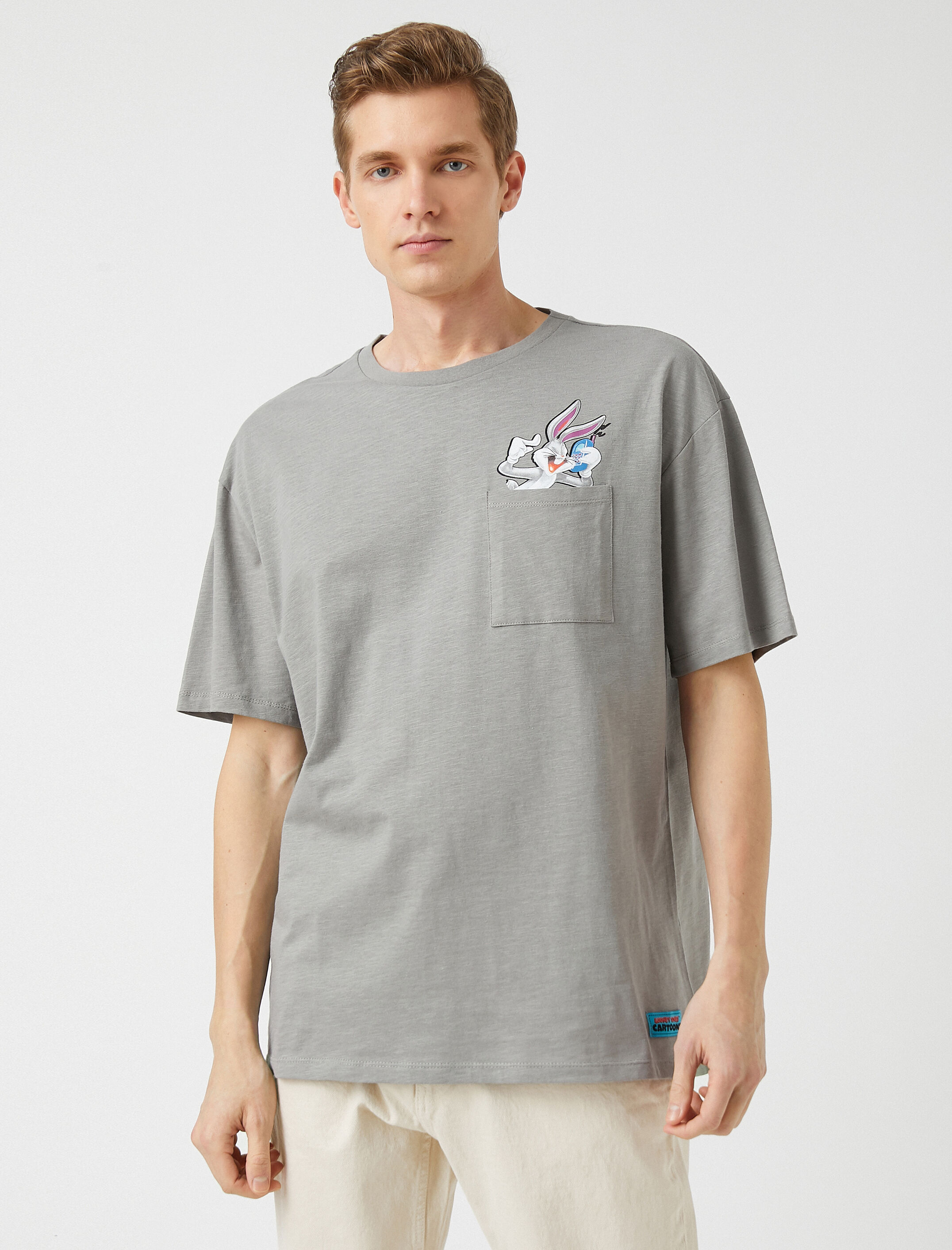   Bugs Bunny Oversize Tişört Lisanslı Baskılı