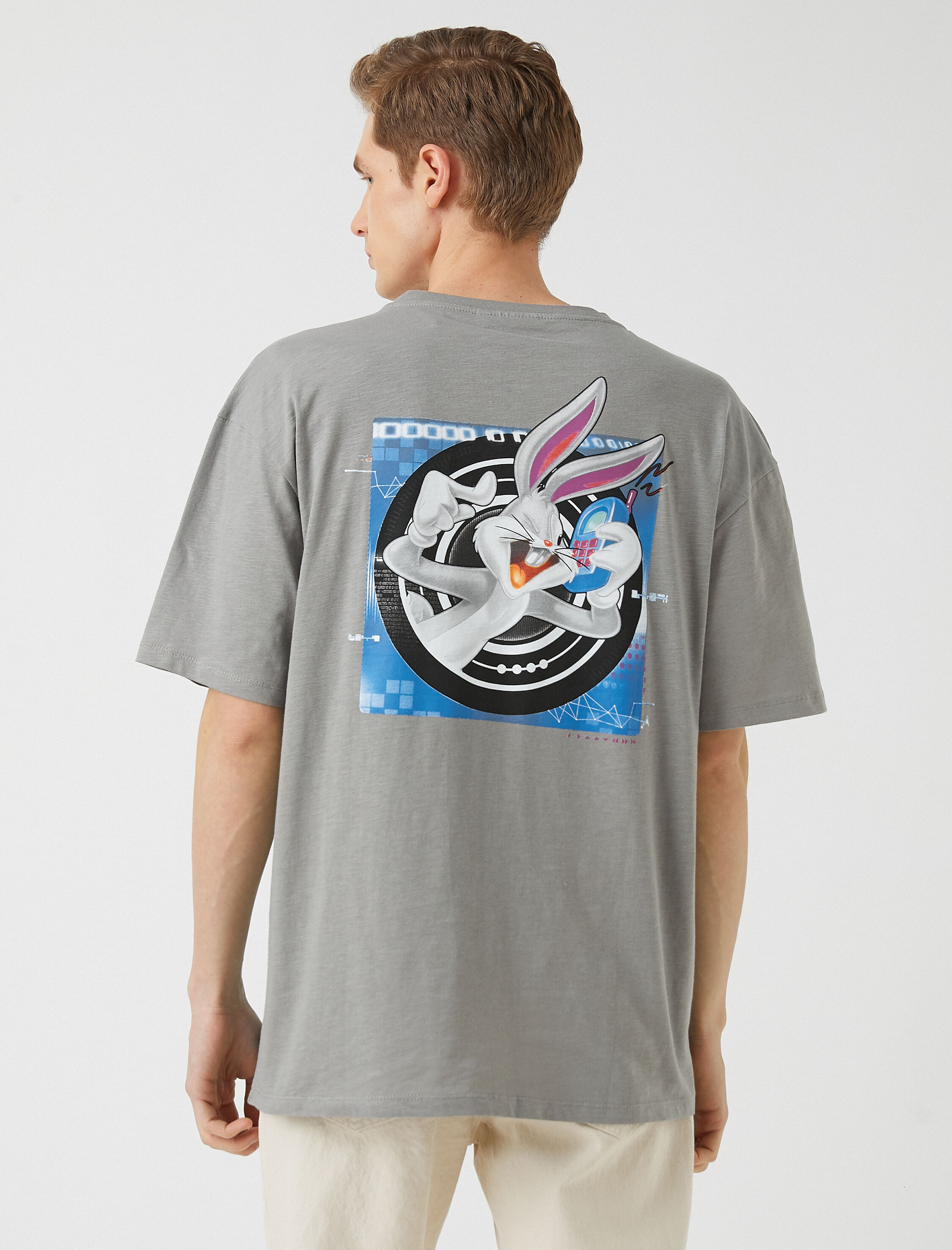   Bugs Bunny Oversize Tişört Lisanslı Baskılı