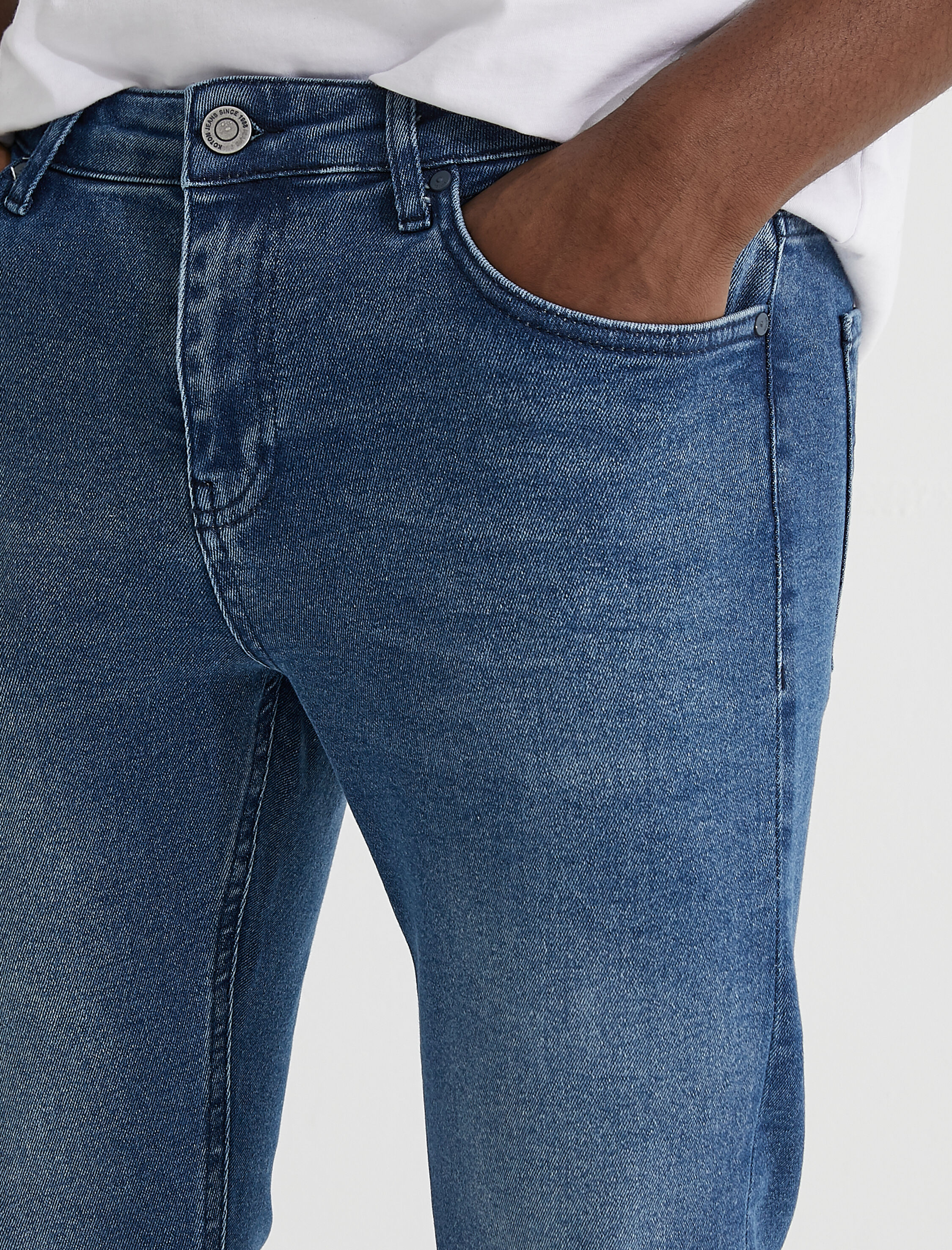 Super Skinny Fit Kot Pantolon - Justin Jean