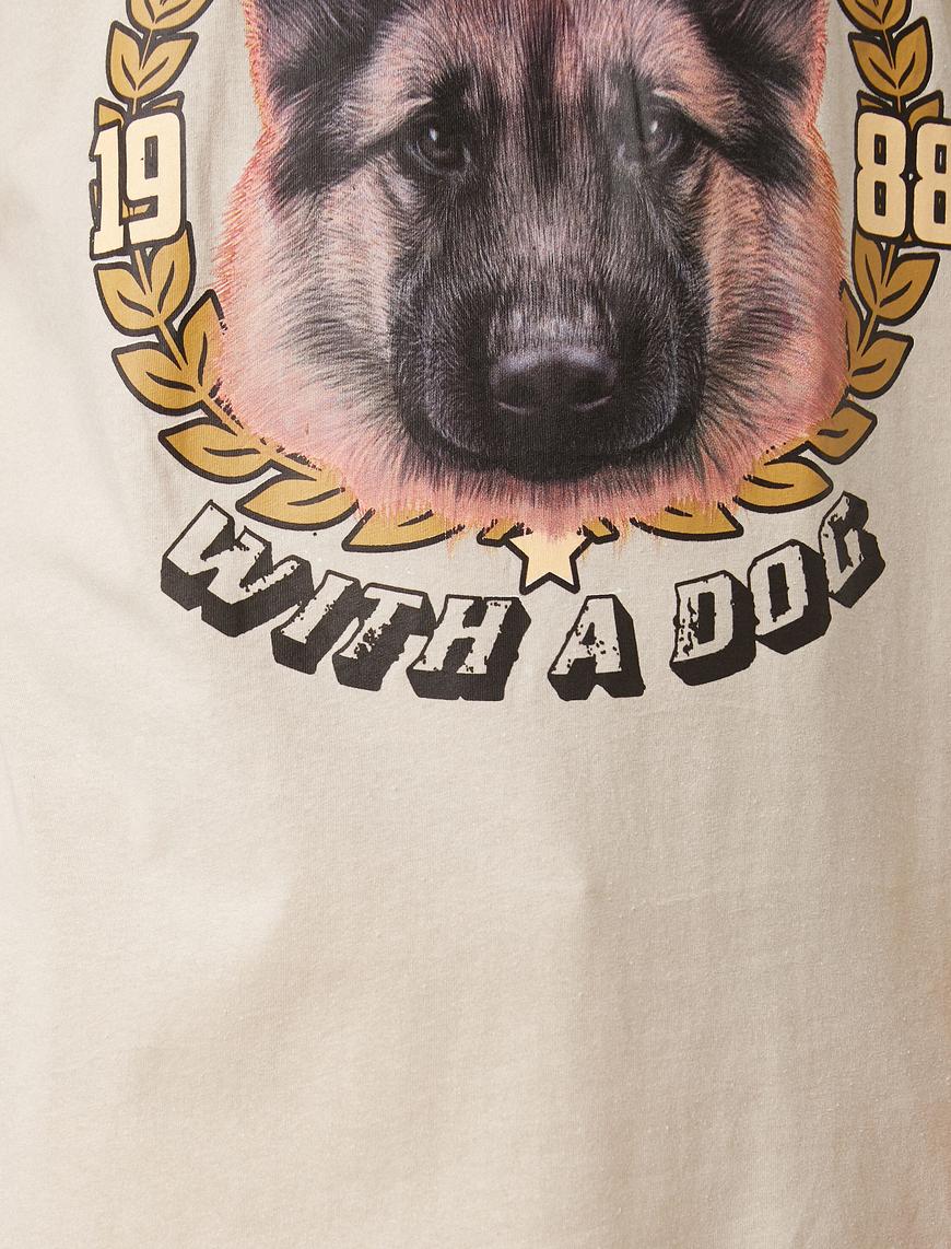   Alman Kurdu Köpek Baskılı Tişört