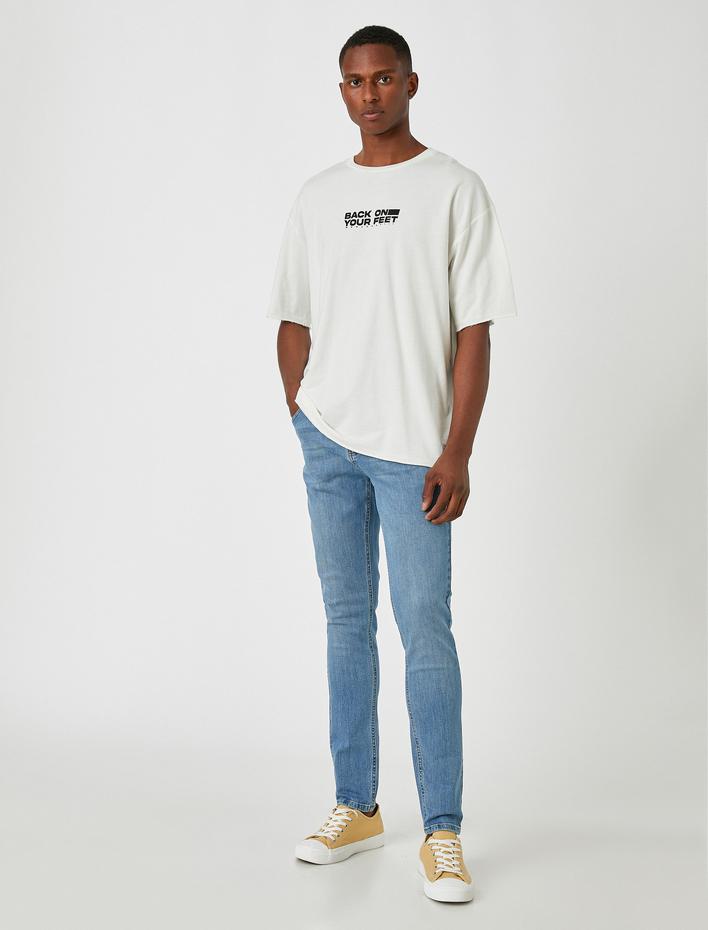  Skinny Fit Kot Pantolon - Michael Jean