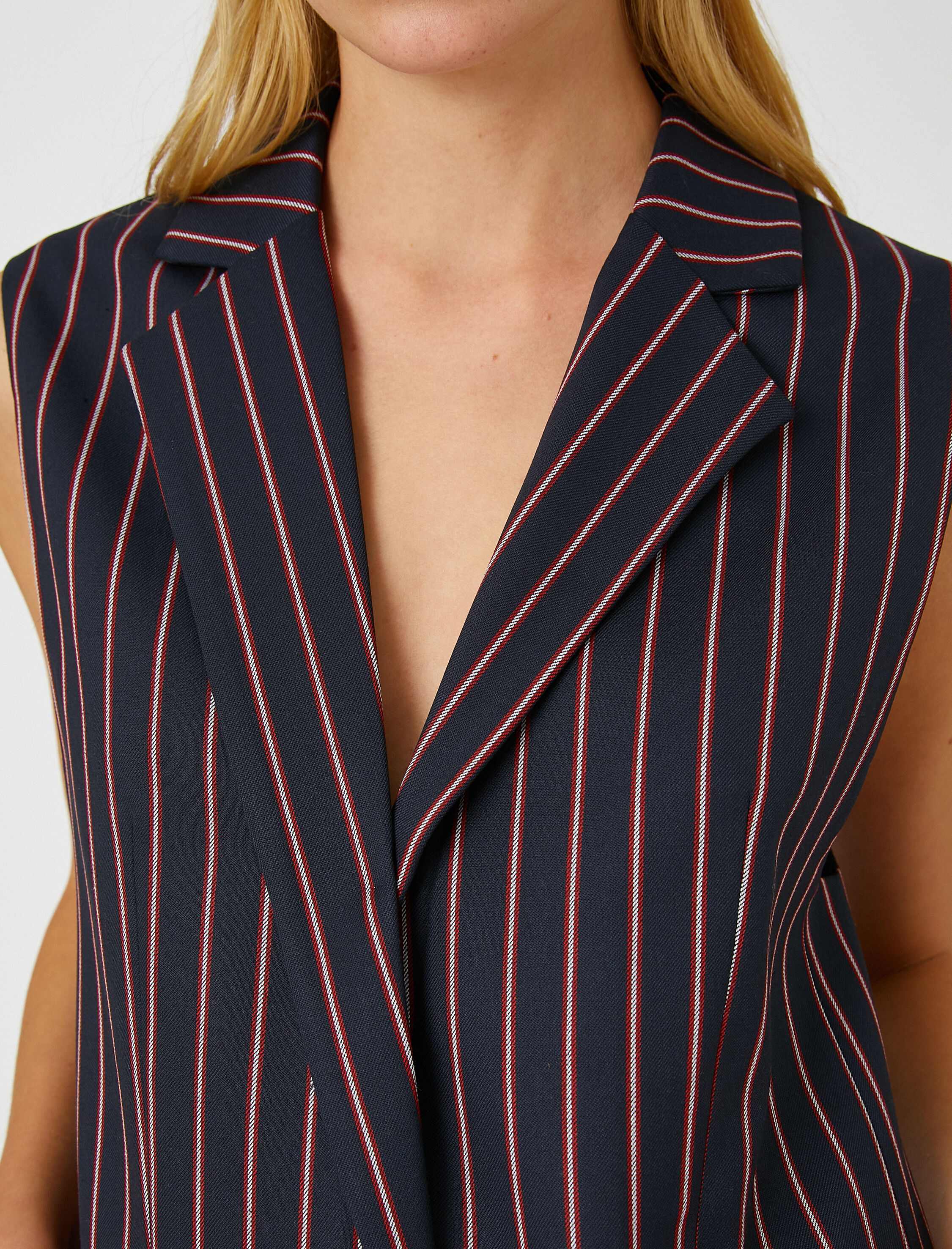   Düğmeli Blazer Yelek