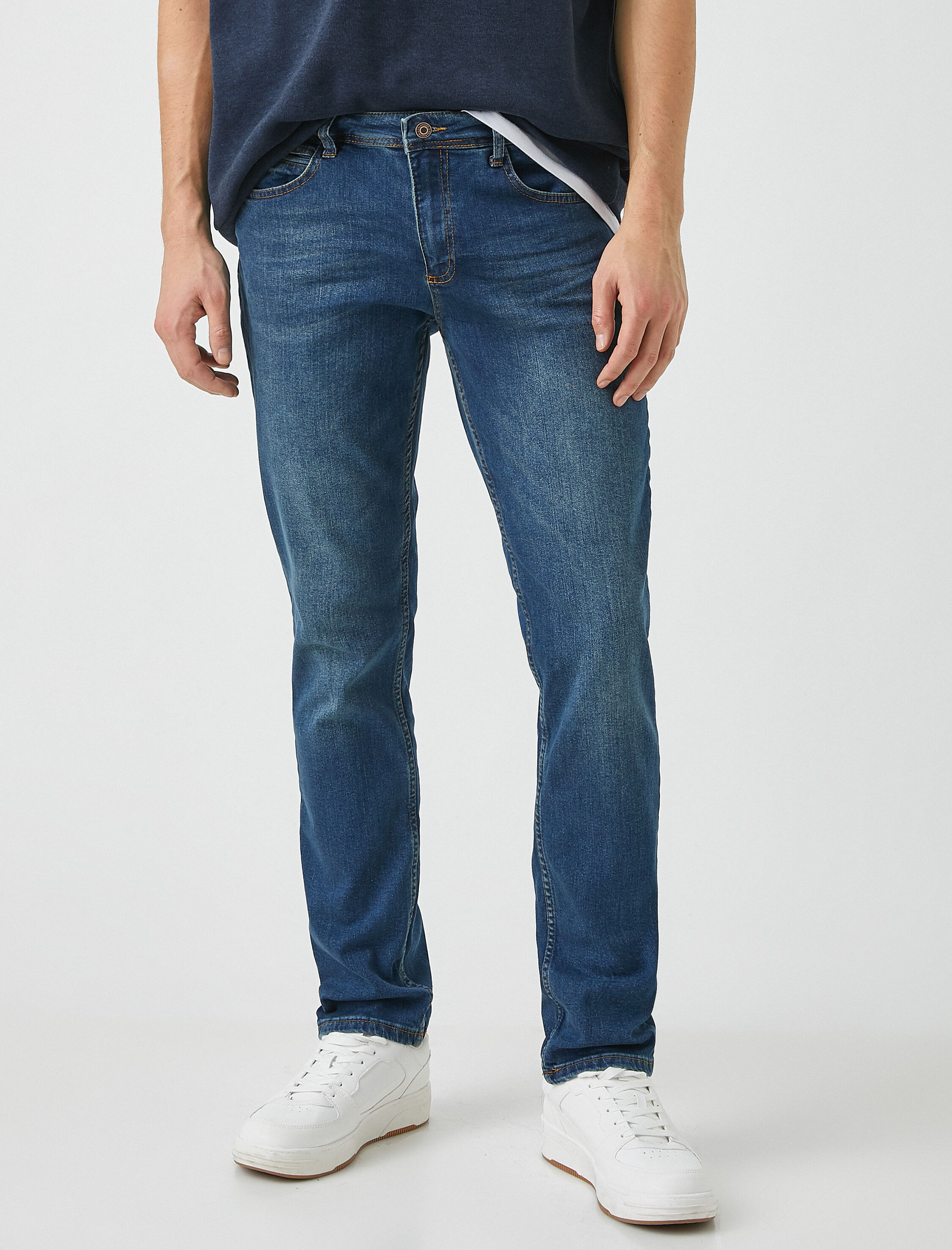 Slim Fit Kot Pantolon - Brad Jean