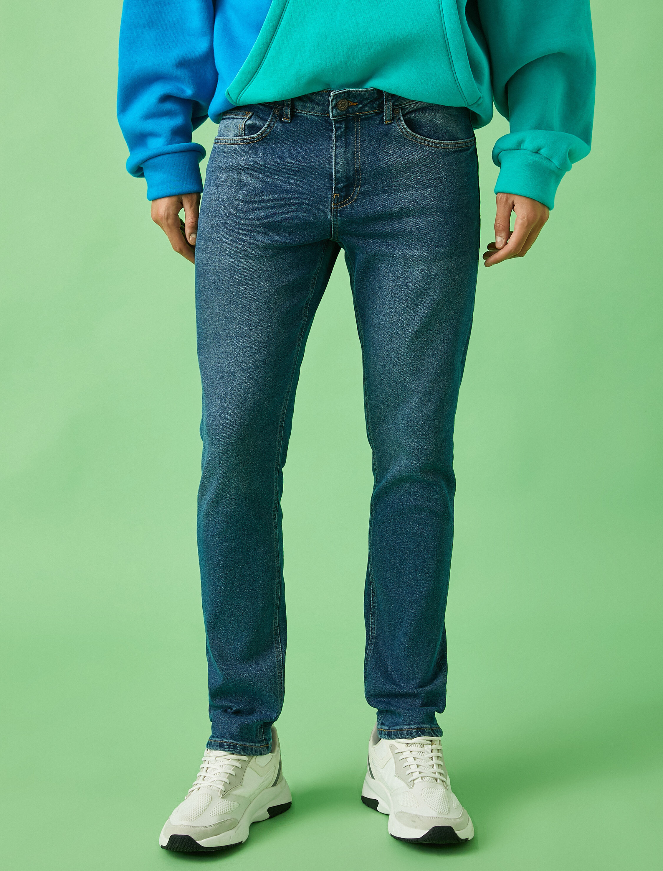   Slim Fit Kot Pantolon - Brad Jean