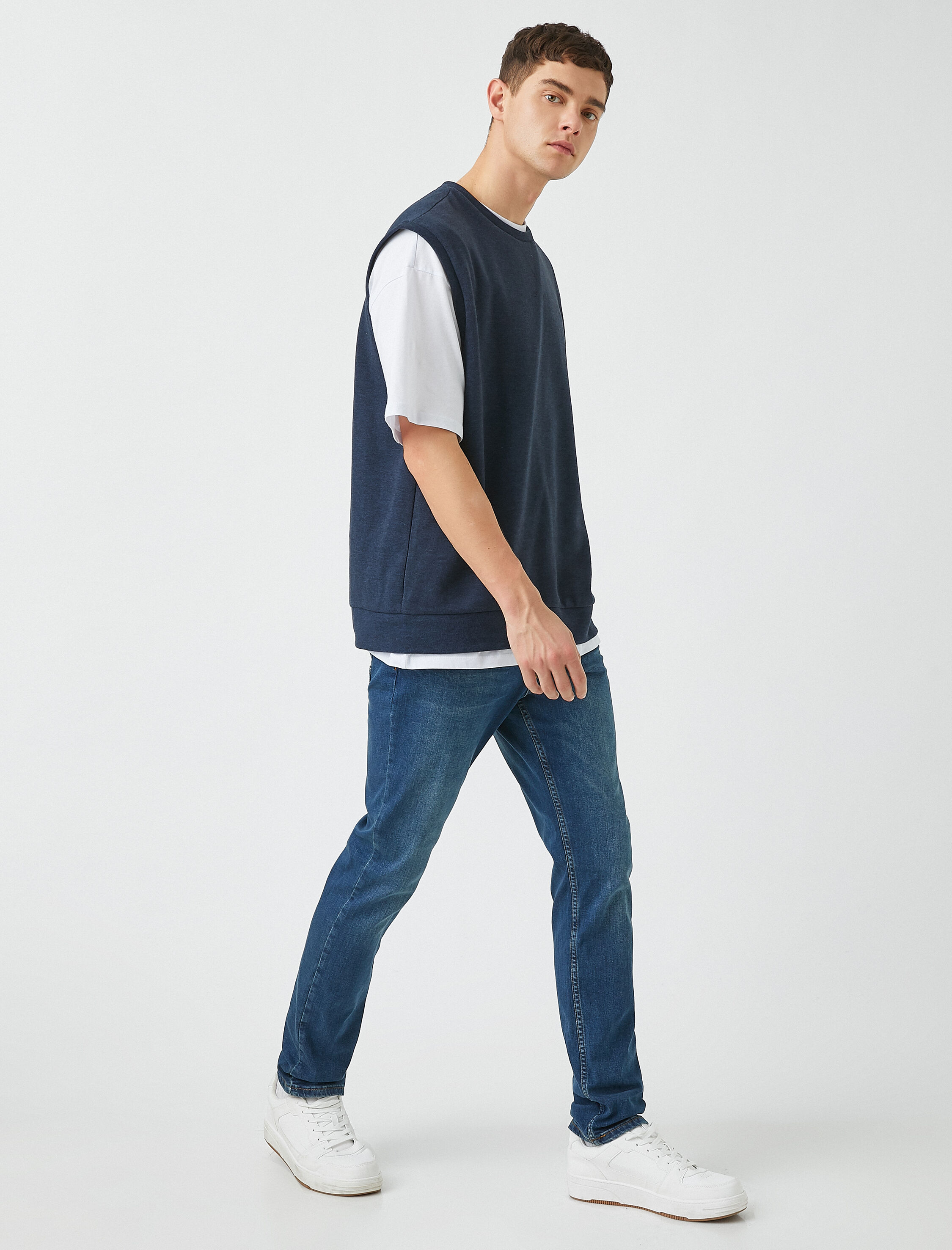 Slim Fit Kot Pantolon - Brad Jean