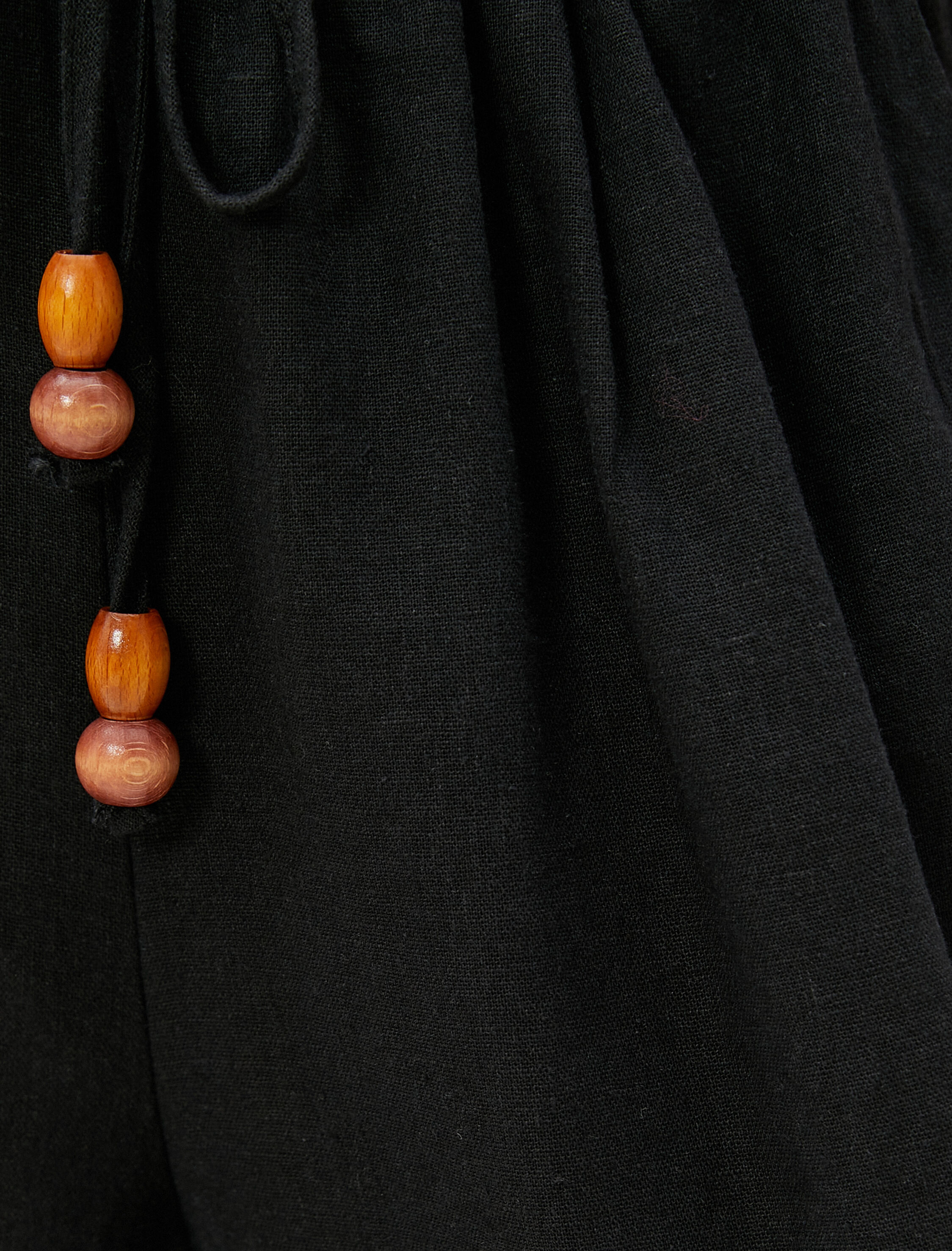   Geniş Paça Pantolon Keten Karışımlı