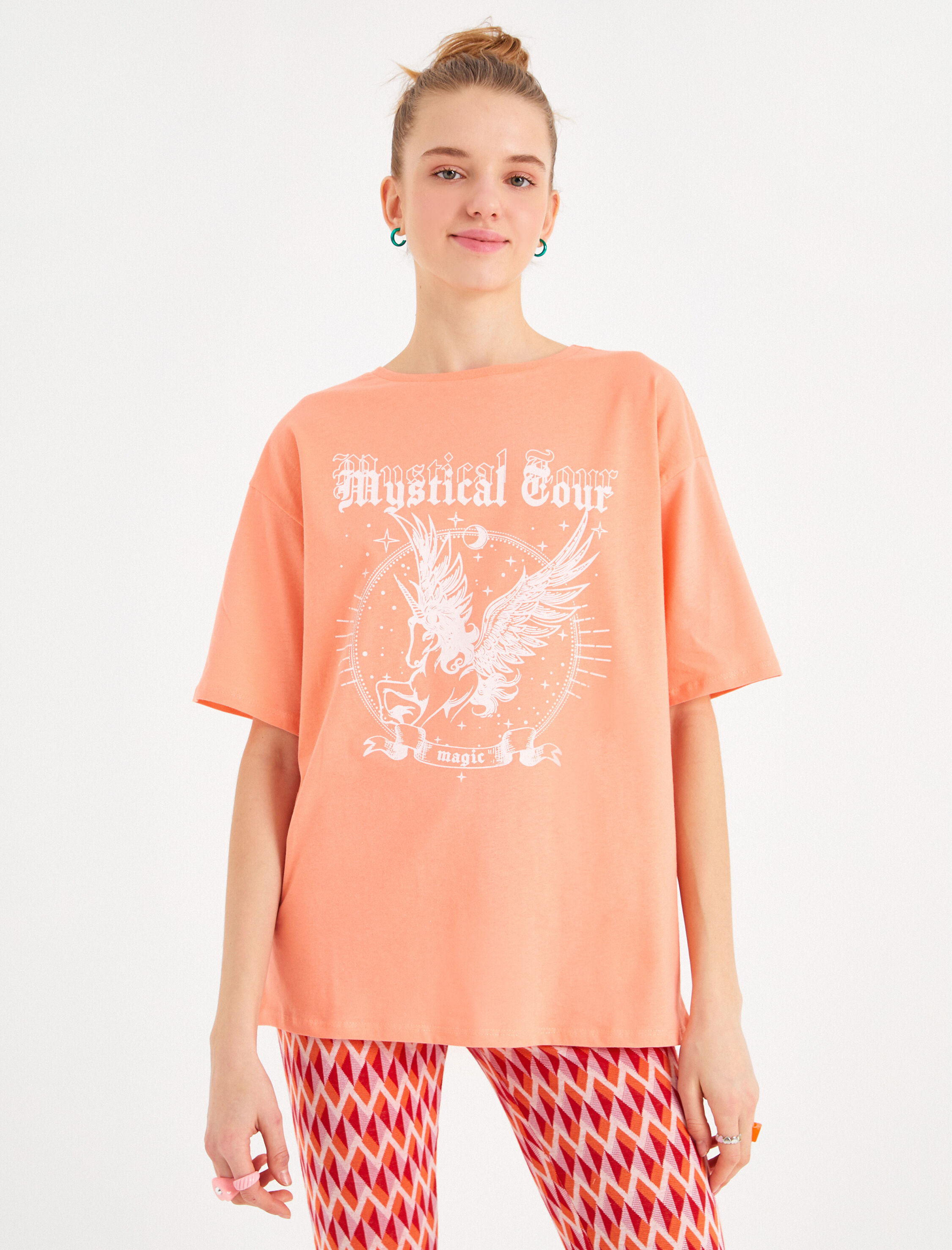   Oversize Kısa Kollu Tişört