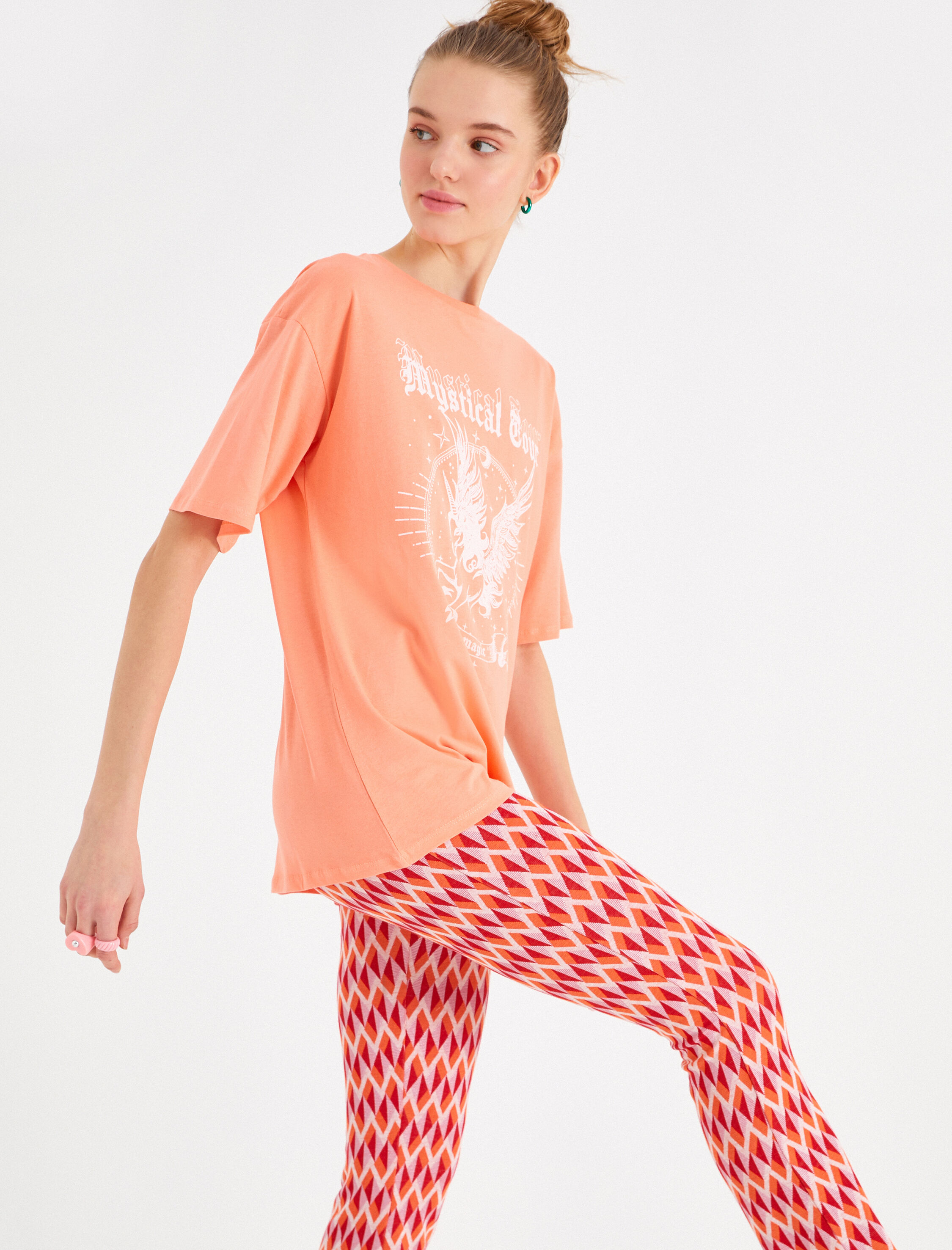   Oversize Kısa Kollu Tişört