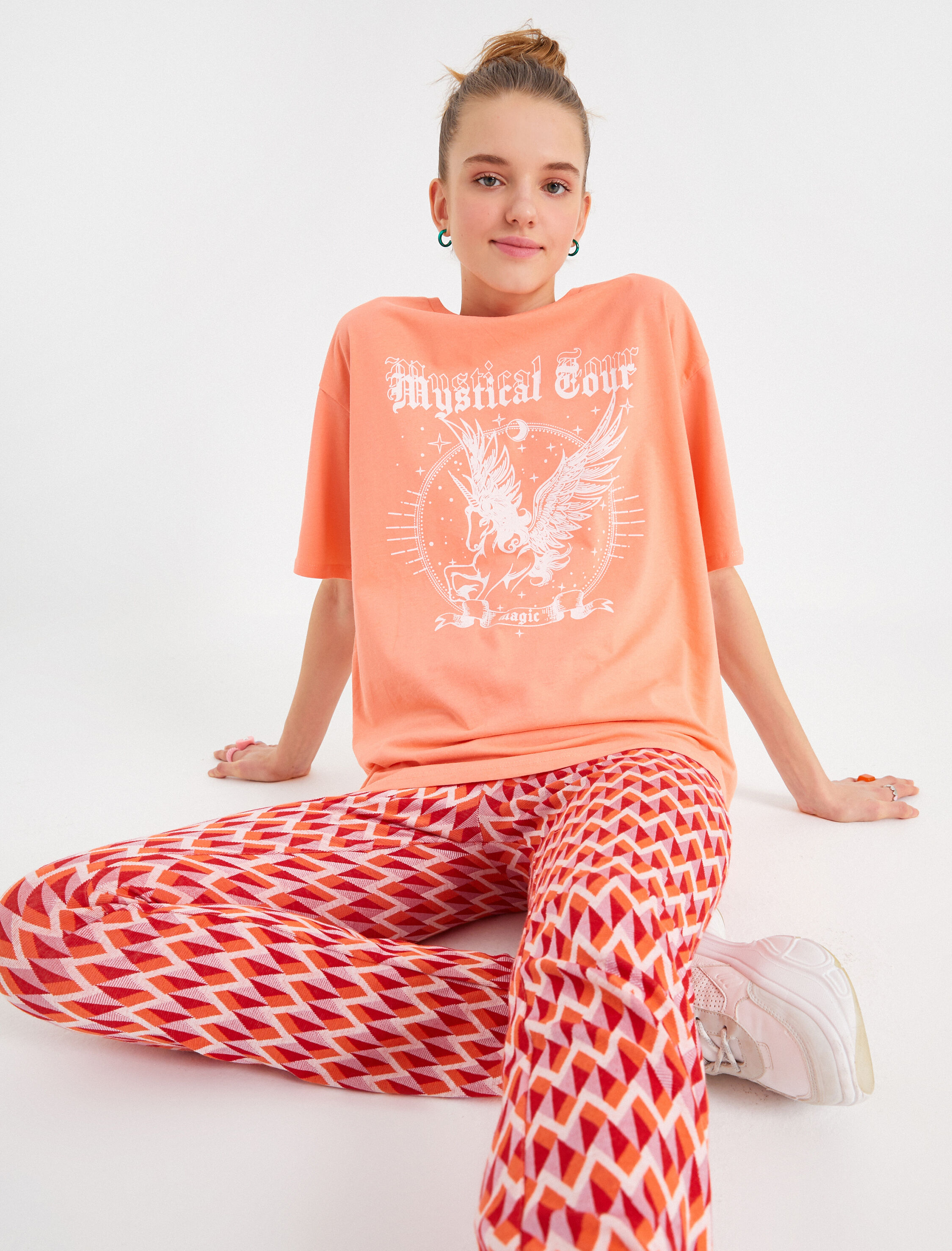   Oversize Kısa Kollu Tişört