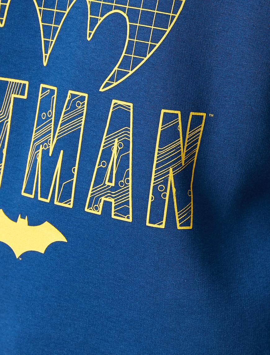   Batman Kapüşonlu Sweatshirt Lisanslı Baskılı