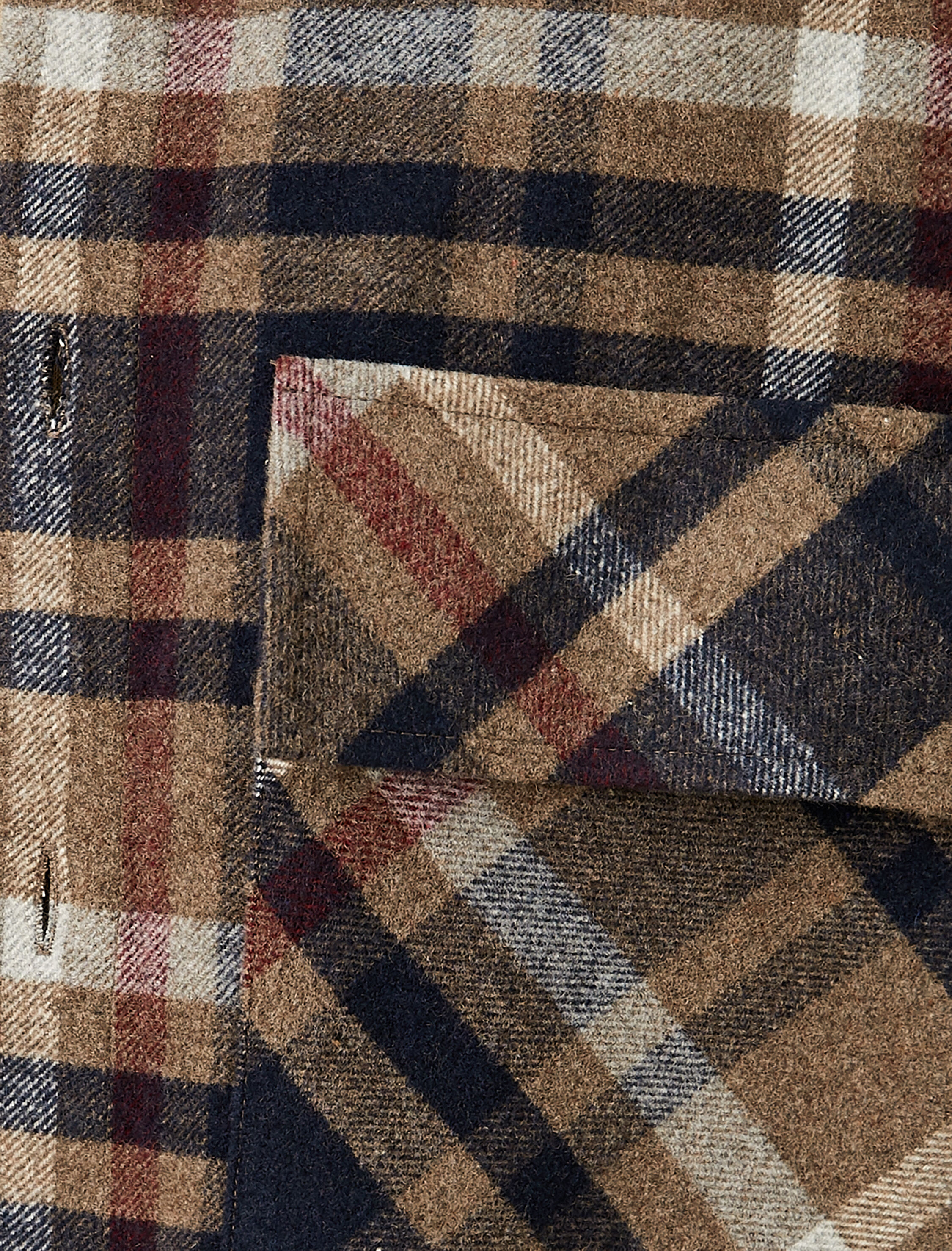   Oduncu Gömleği Klasik Yaka Uzun Kollu Cep Detaylı