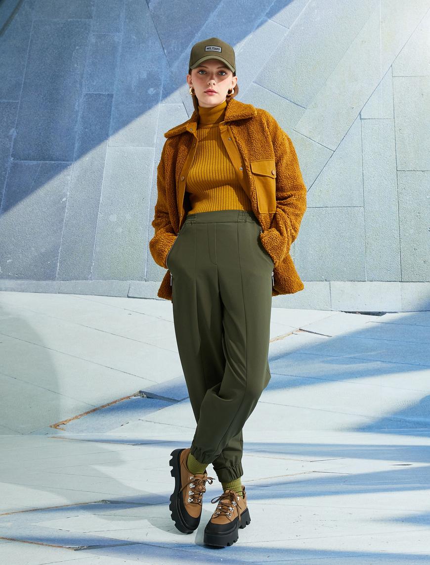   Jogger Pantolon Fermuarlı Cepli