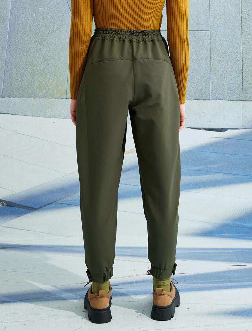   Jogger Pantolon Fermuarlı Cepli
