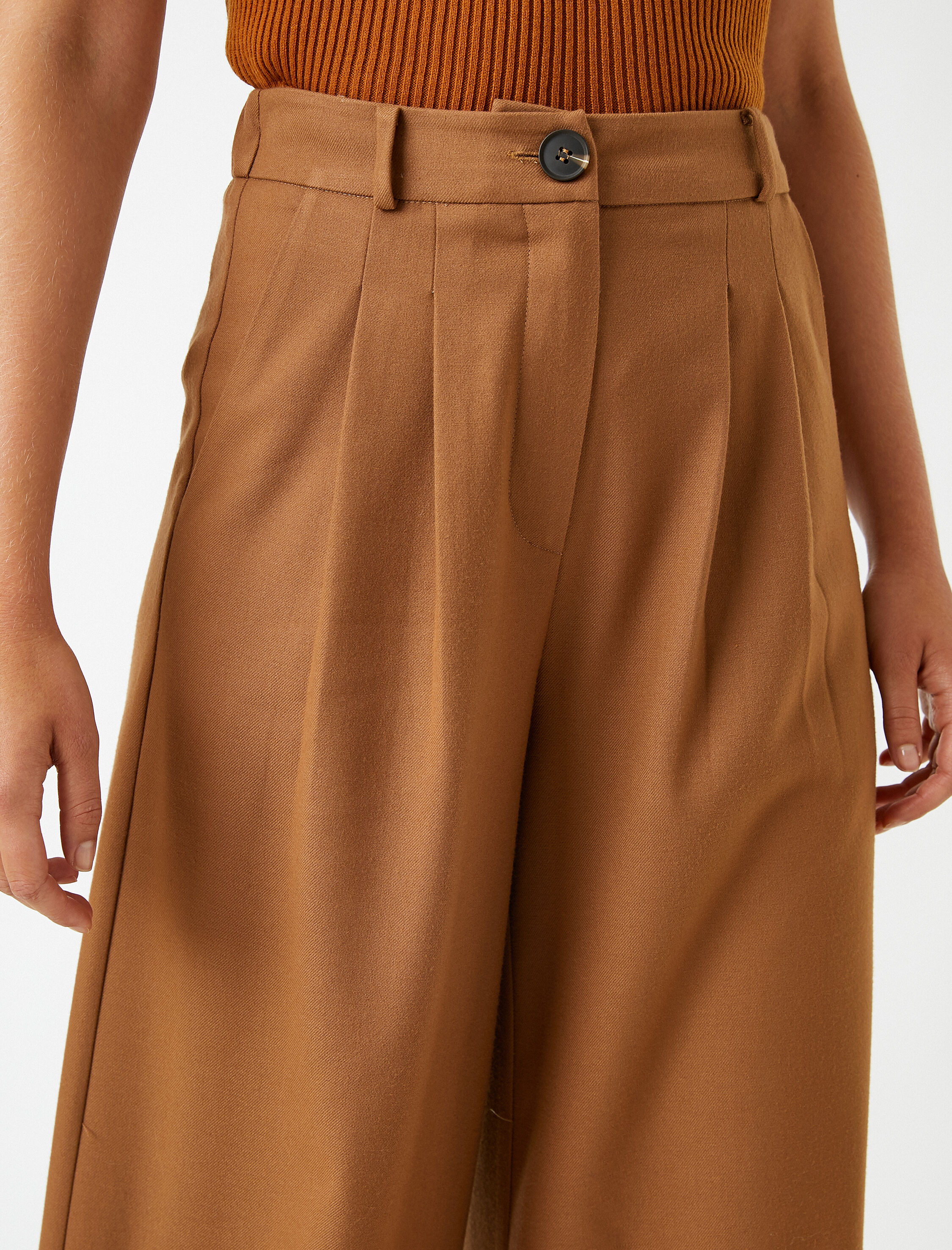   Bol Paça Pileli Pantolon