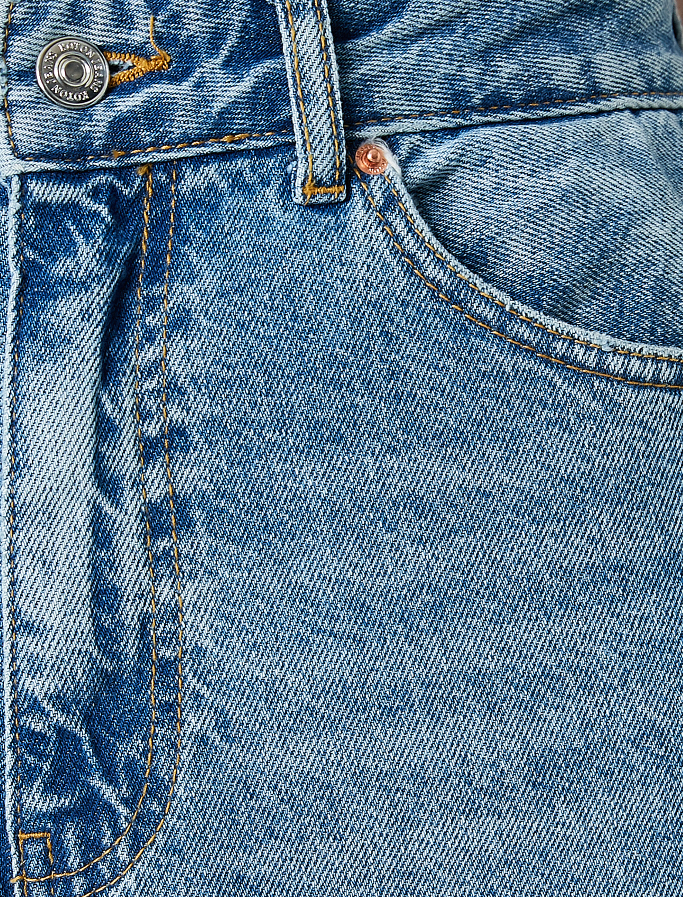 Yüksek Bel Geniş Paça Kot Pantolon - Bianca Jean