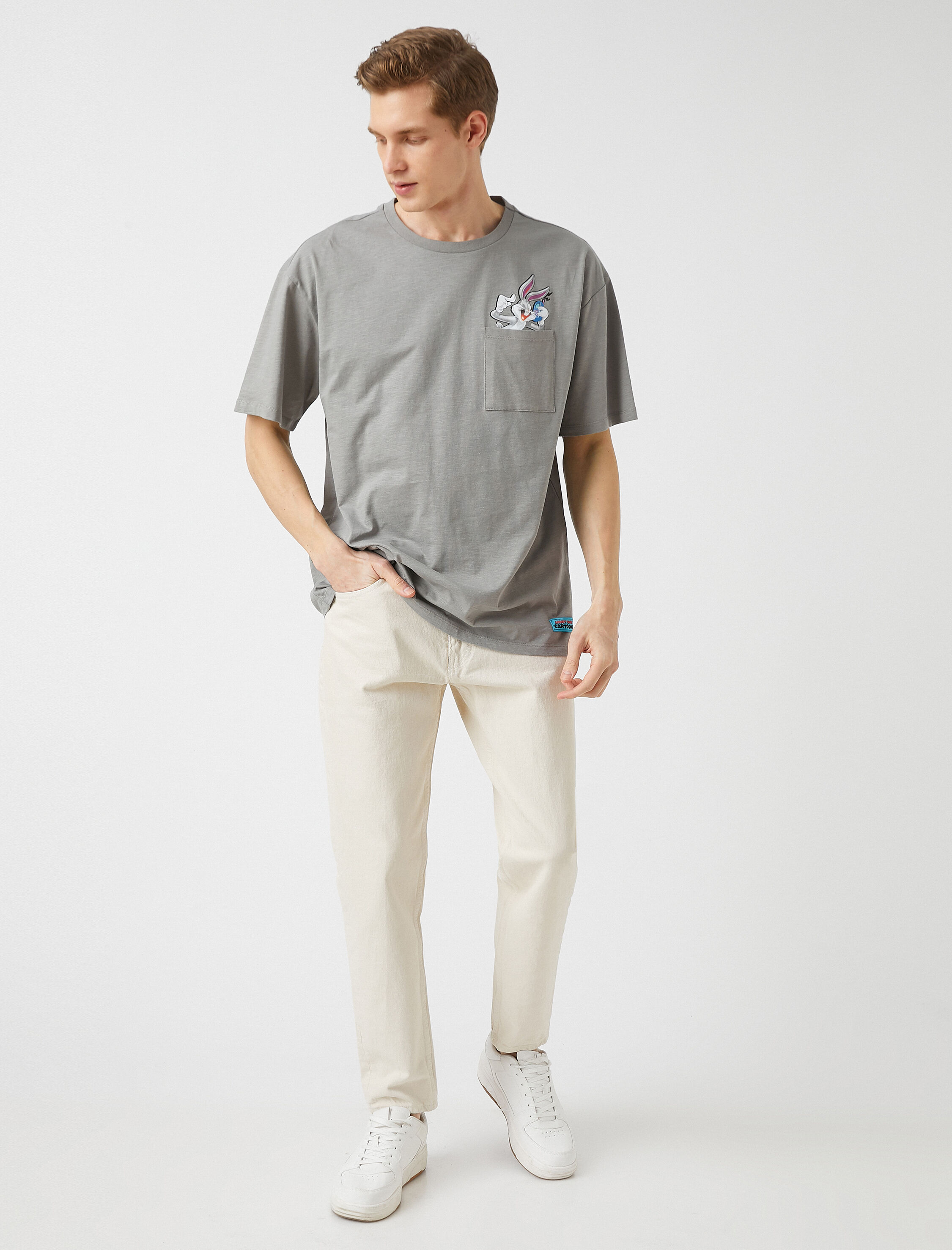   Bugs Bunny Oversize Tişört Lisanslı Baskılı