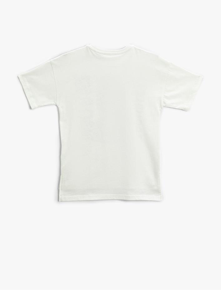 Erkek Çocuk Minions Baskılı Tişört Lisanslı Kısa Kollu Bisiklet Yaka Pamuklu