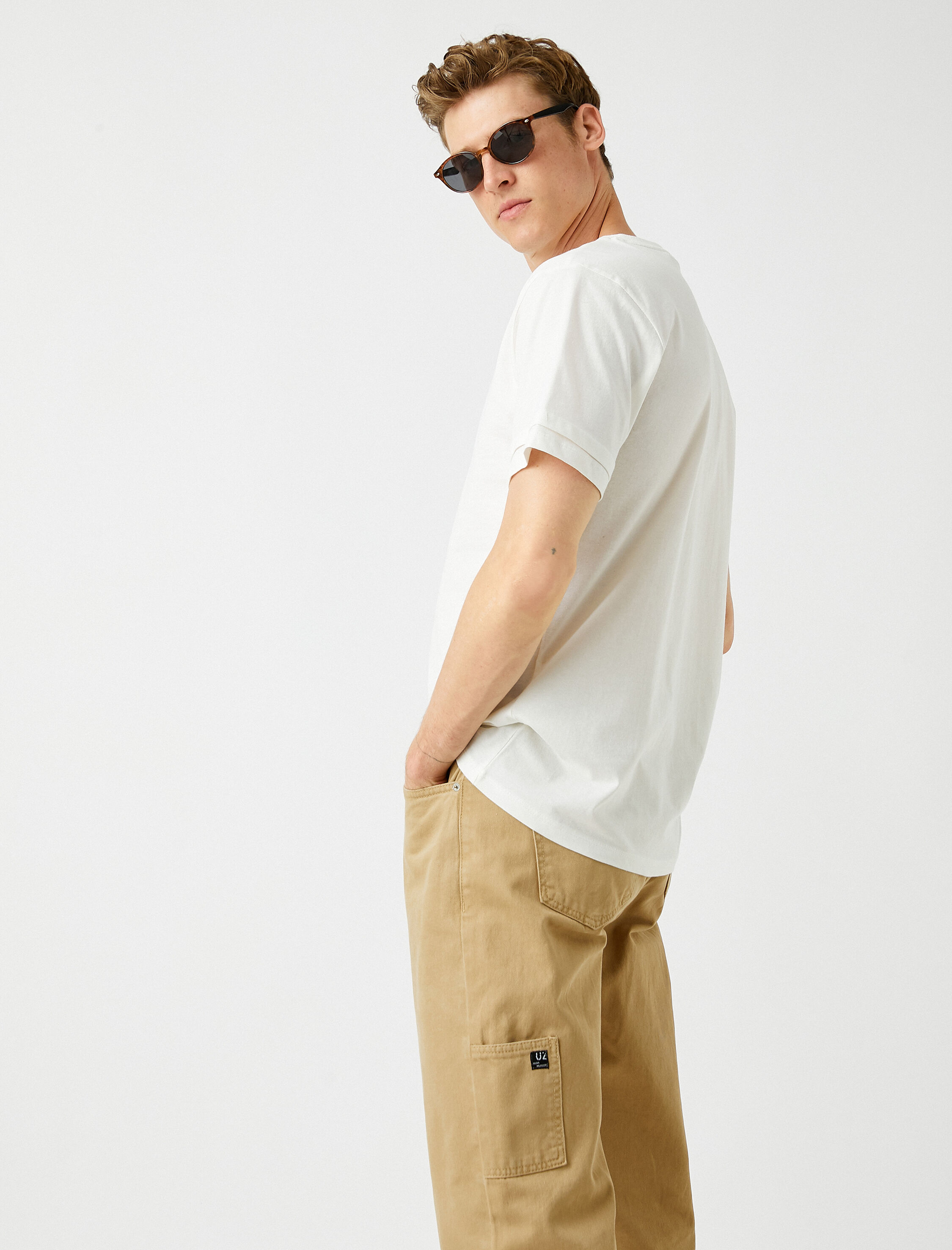   Regular Fit Bisiklet Yaka Basic Tişört