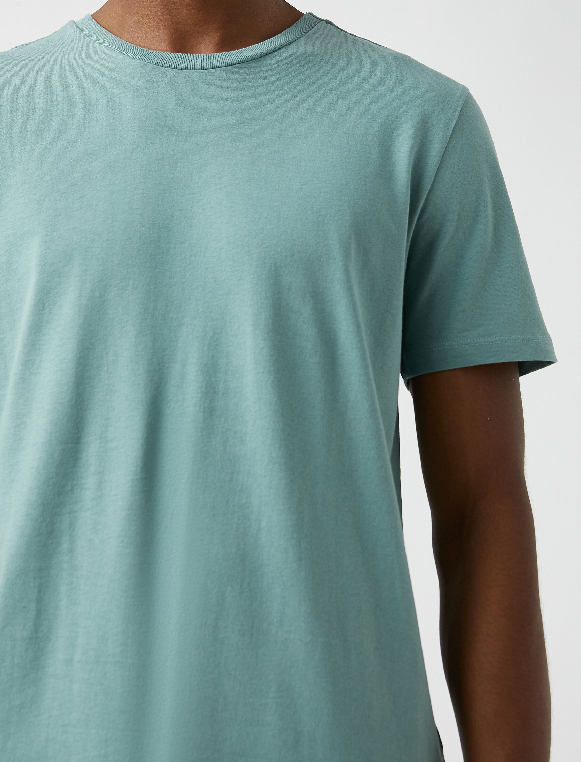   Basic Tişört Kısa Kollu Bisiklet Yaka