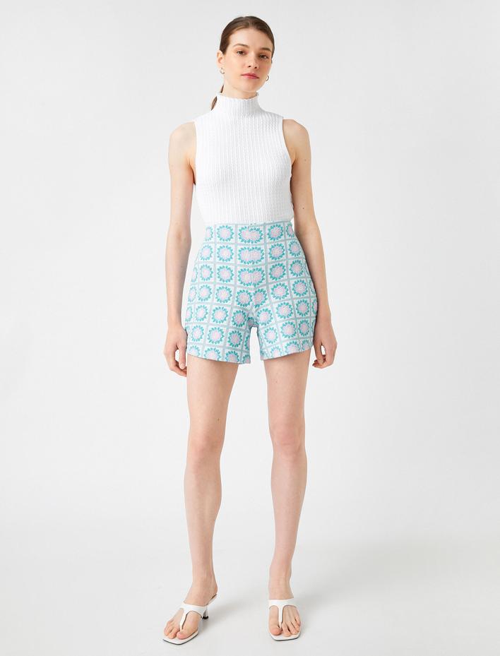  Balıkçı Yaka Atlet Örgü Detaylı