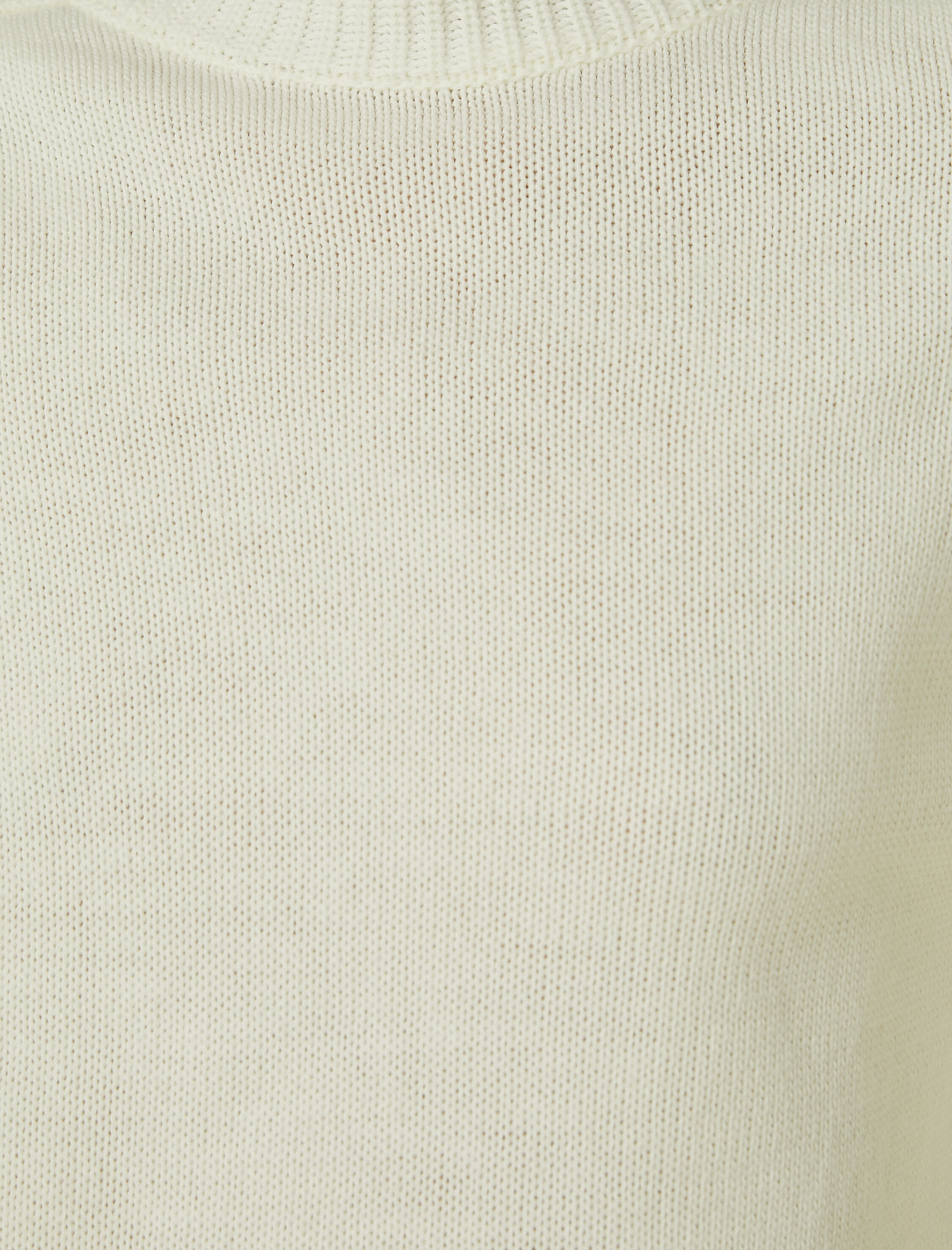 Dik Yaka Crop Triko Kazak Kaşmir Dokulu