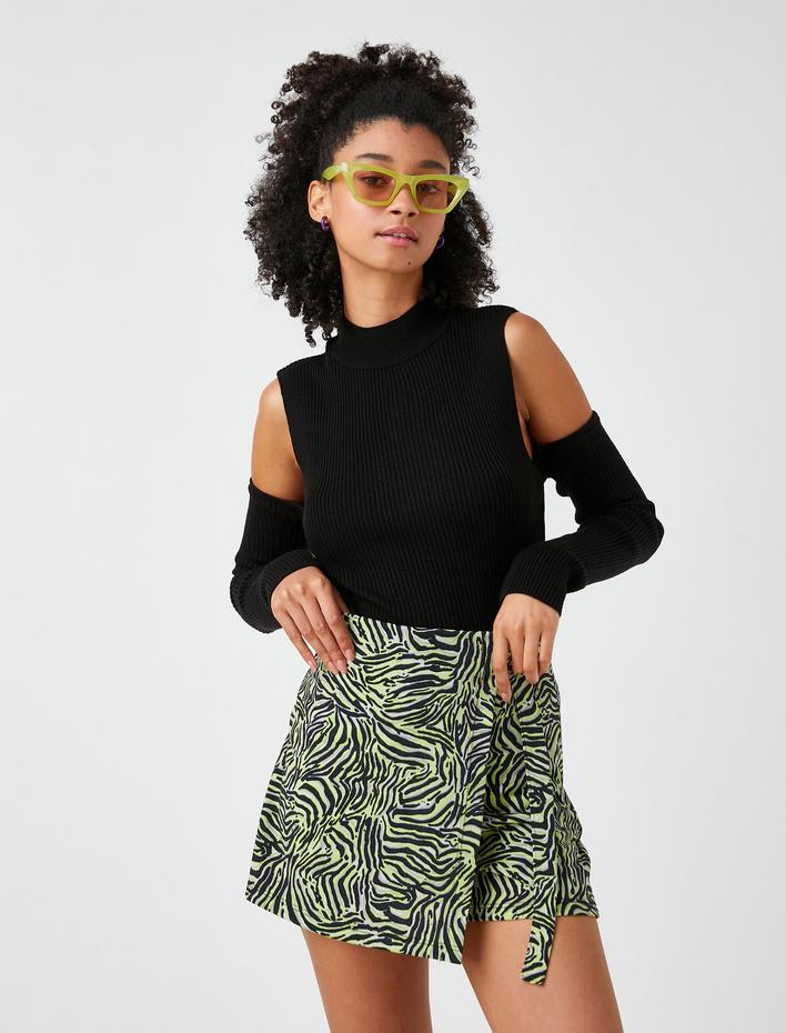  Yılbaşı Kazağı Pencere Detaylı Triko