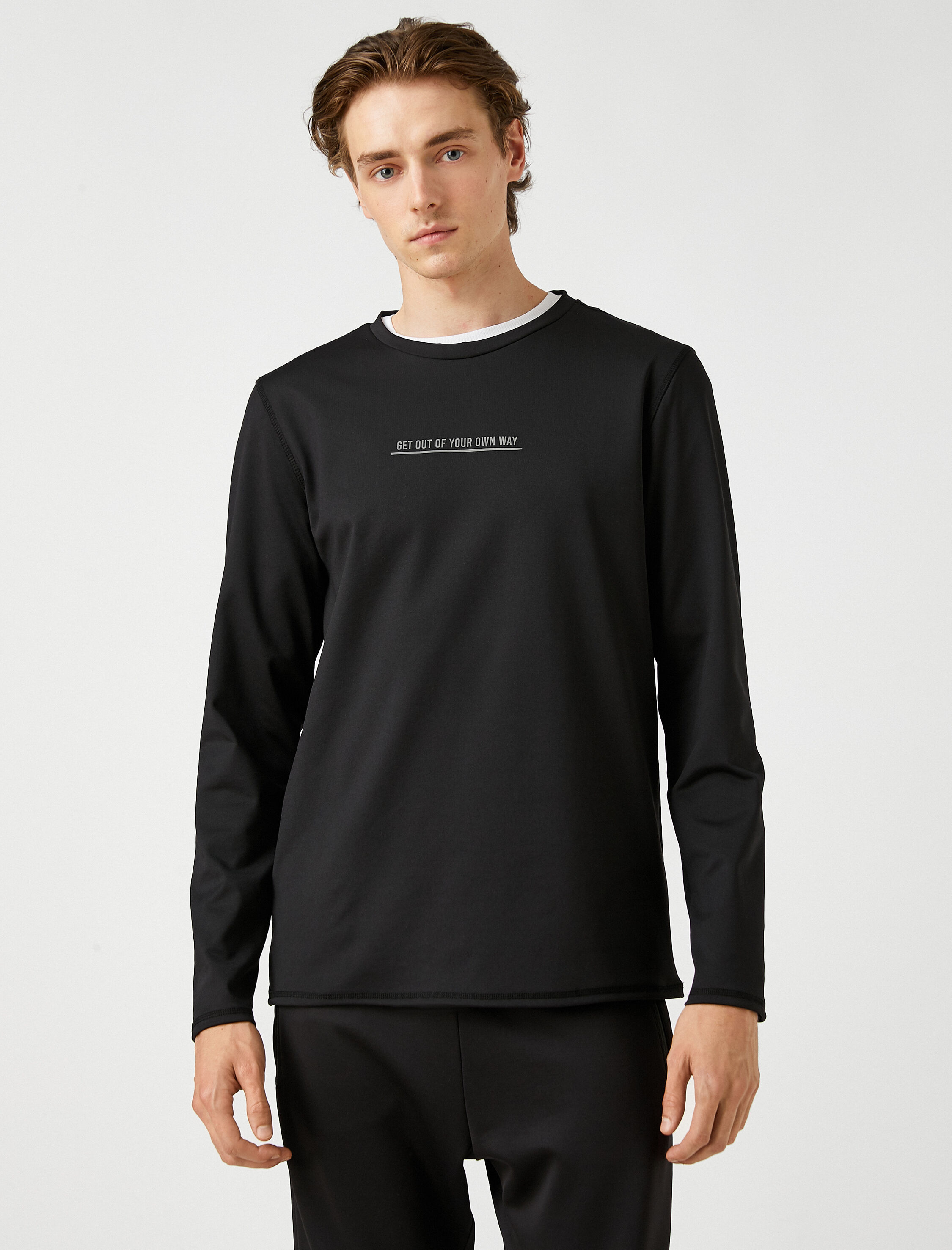   Baskılı Basic Sweatshirt