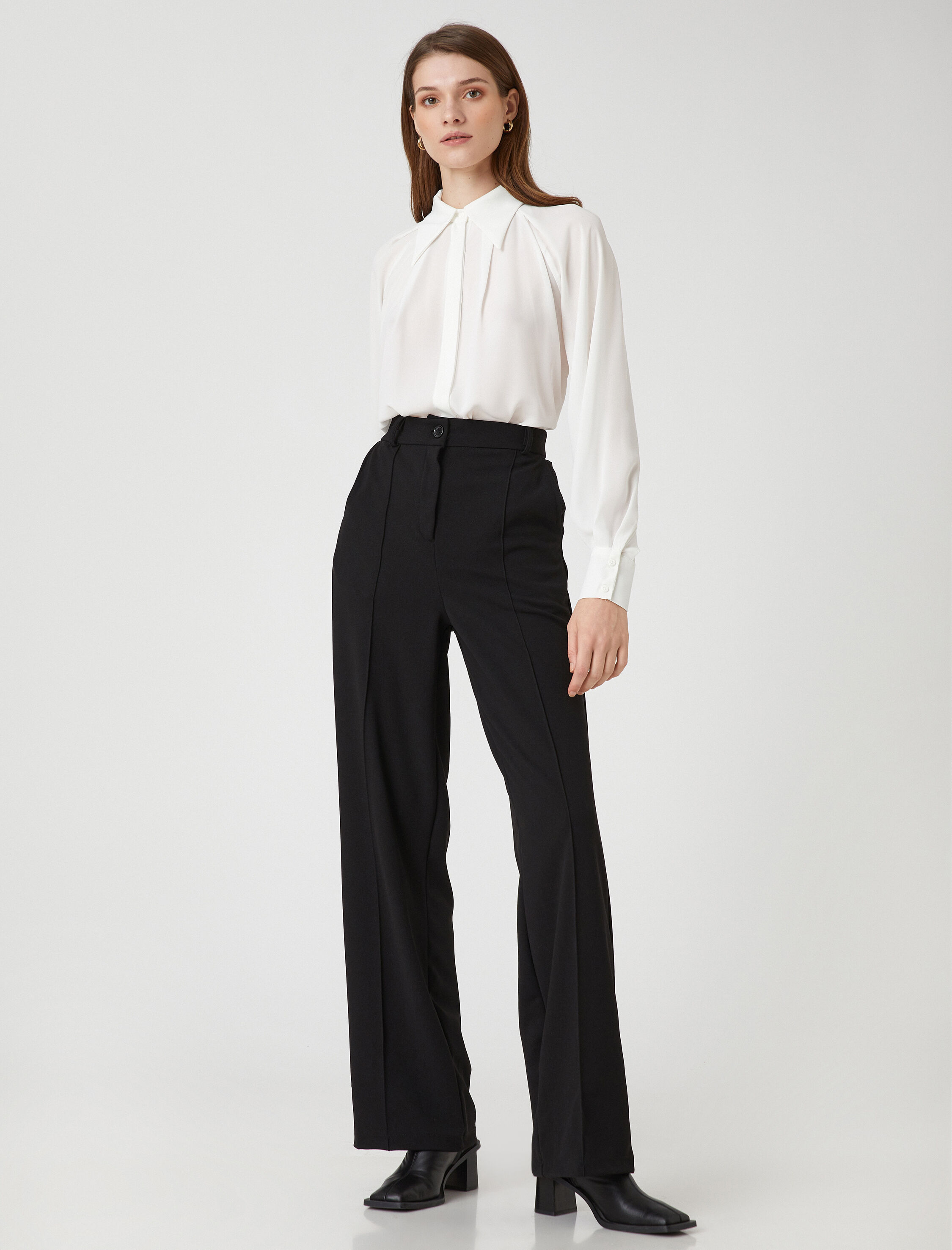   Relax Fit Basic Gömlek Düğmeli Uzun Kollu