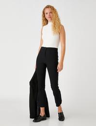 İspanyol Paça Crop Pantolon