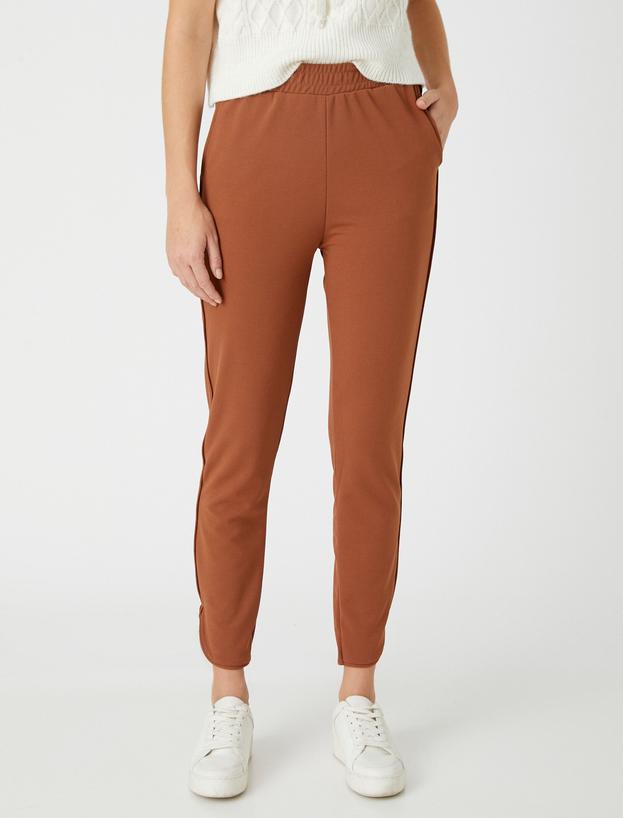   Beli Lastikli Dar Paça Pantolon