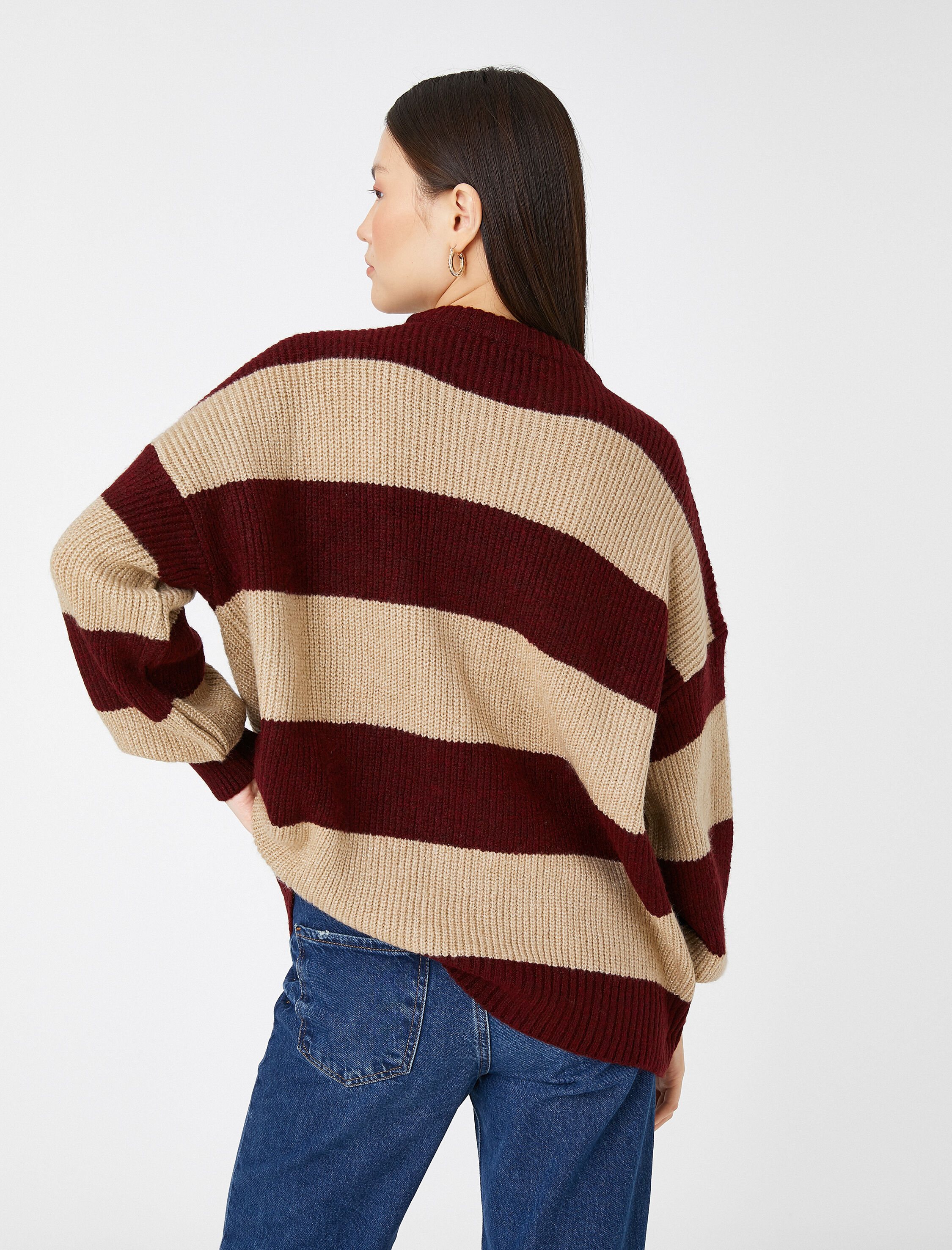   Triko Kazak Bisiklet Yaka Uzun Kollu