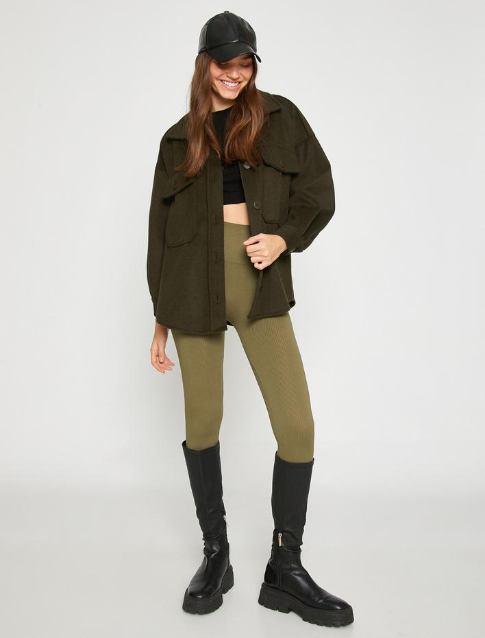  Yüksek Bel Basic Tayt